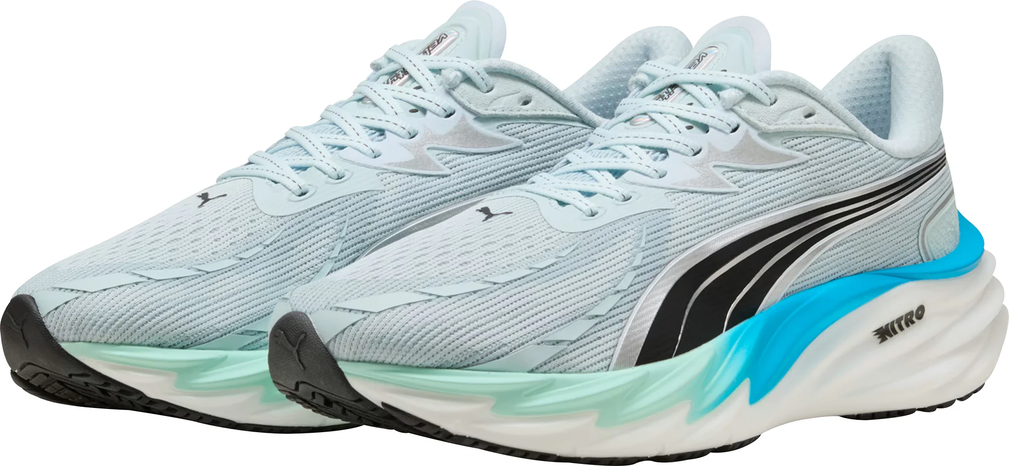 Puma Velocity Nitro 4 Mens Running Shoes - Green - Image 5