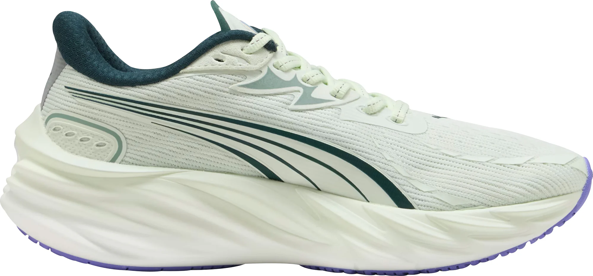 Puma Velocity Nitro 4 Womens Running Shoes - Green - Image 3