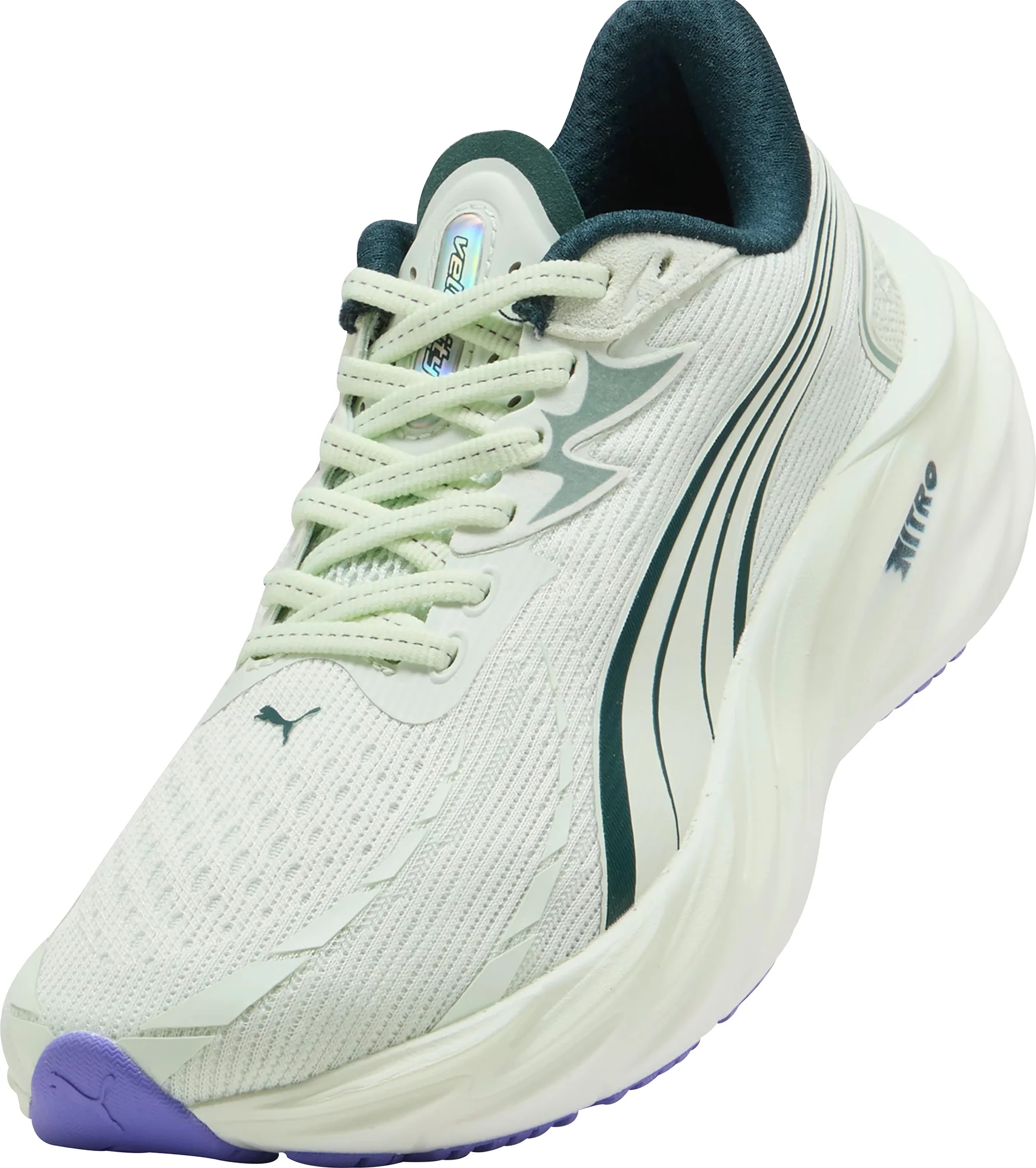 Puma Velocity Nitro 4 Womens Running Shoes - Green - Image 7