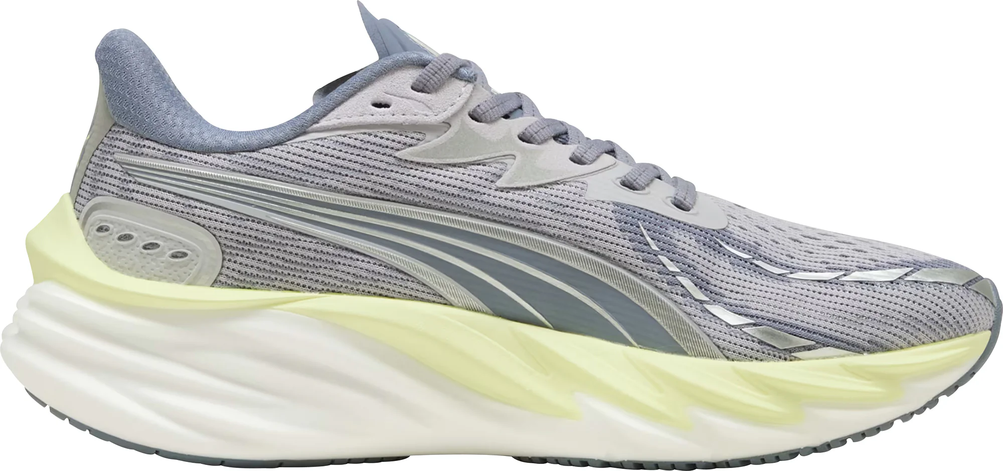 Puma Velocity Nitro 4 Womens Running Shoes - Grey - Image 3
