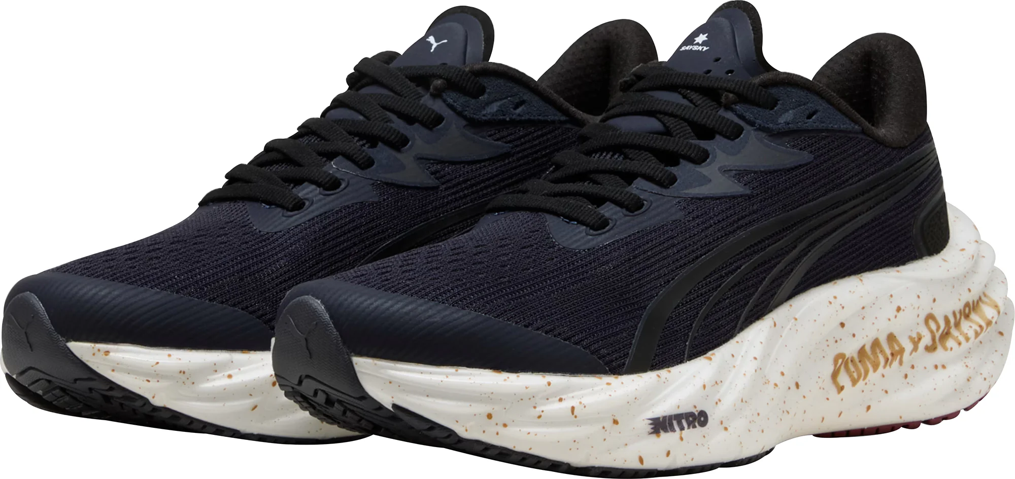 Puma Velocity Nitro 4 X SAYSKY Mens Running Shoes - Grey - Image 4