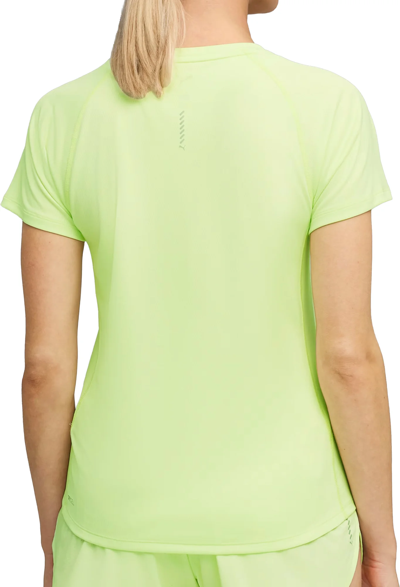 Puma Velocity Short Sleeve Womens Running Top - Green - Image 2
