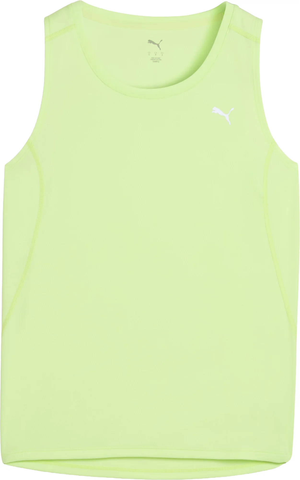 Puma Velocity Womens Running Vest Tank Top - Green - Image 3