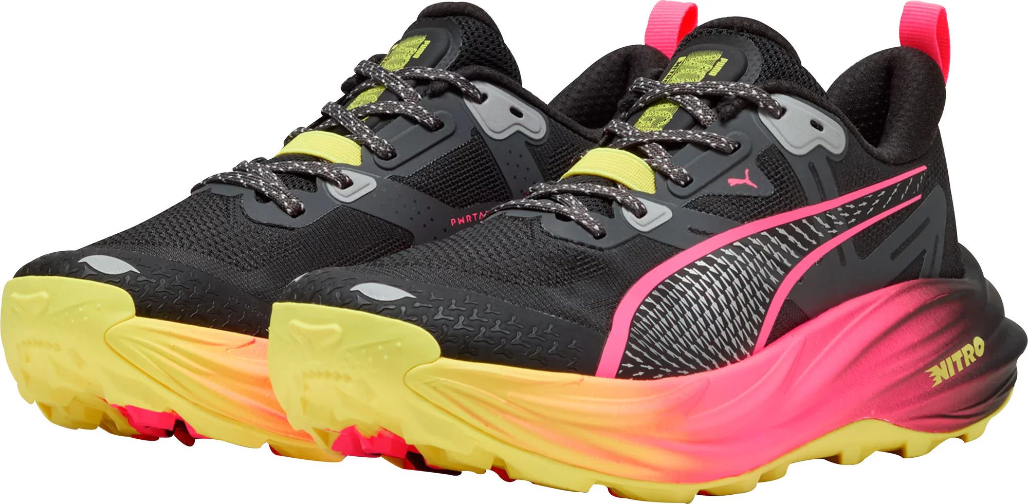 Puma Voyage Nitro 4 Womens Trail Running Shoes - Black - Image 5