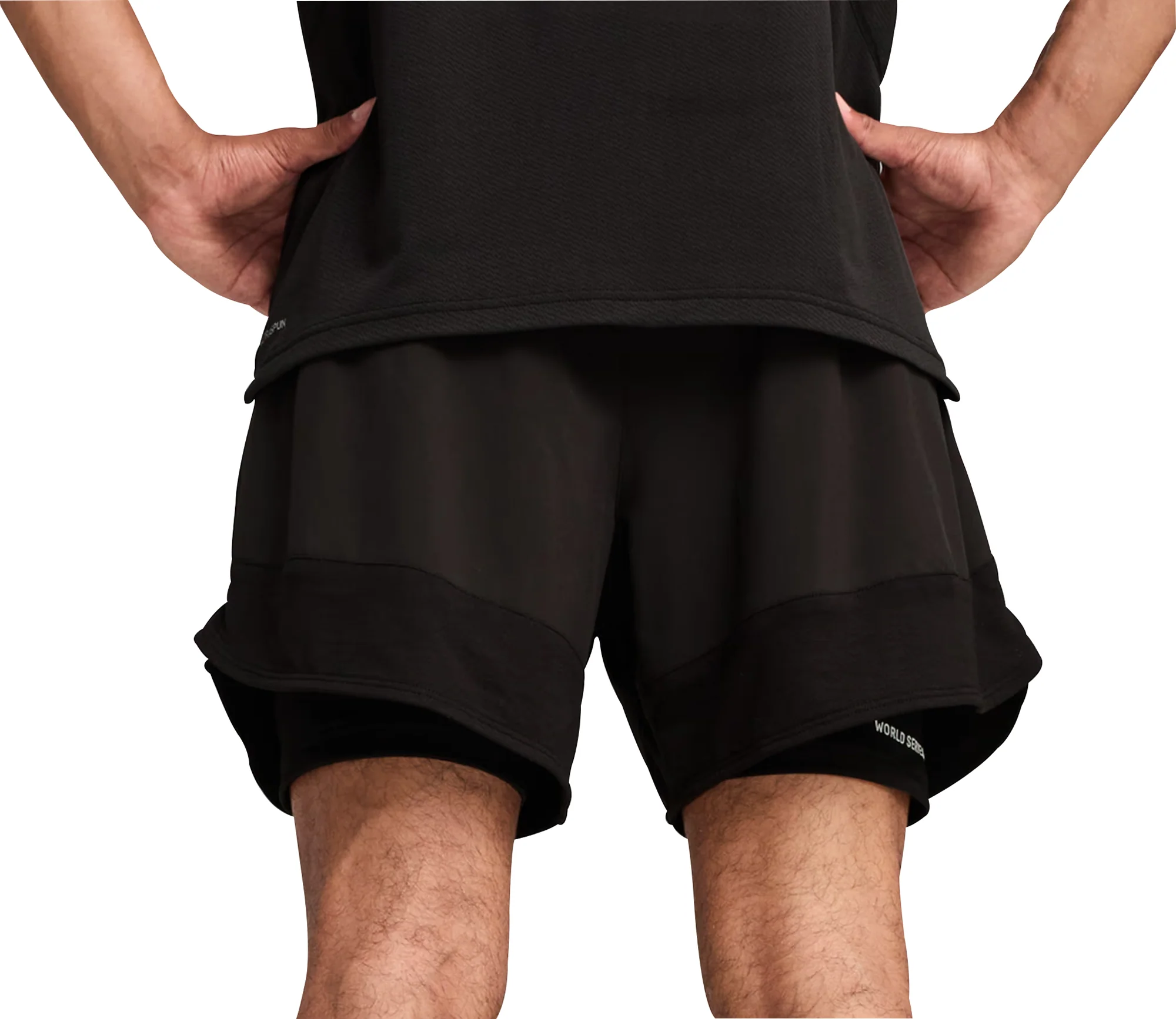 Puma X HYROX 2 In 1 Mens Training Shorts - Black - Image 2