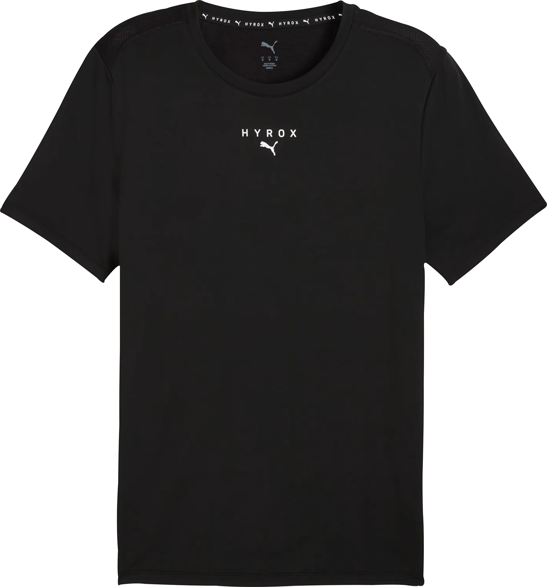 Puma X HYROX Cloudspun ThermoAdapt Short Sleeve Mens Training Top - Black - Image 3