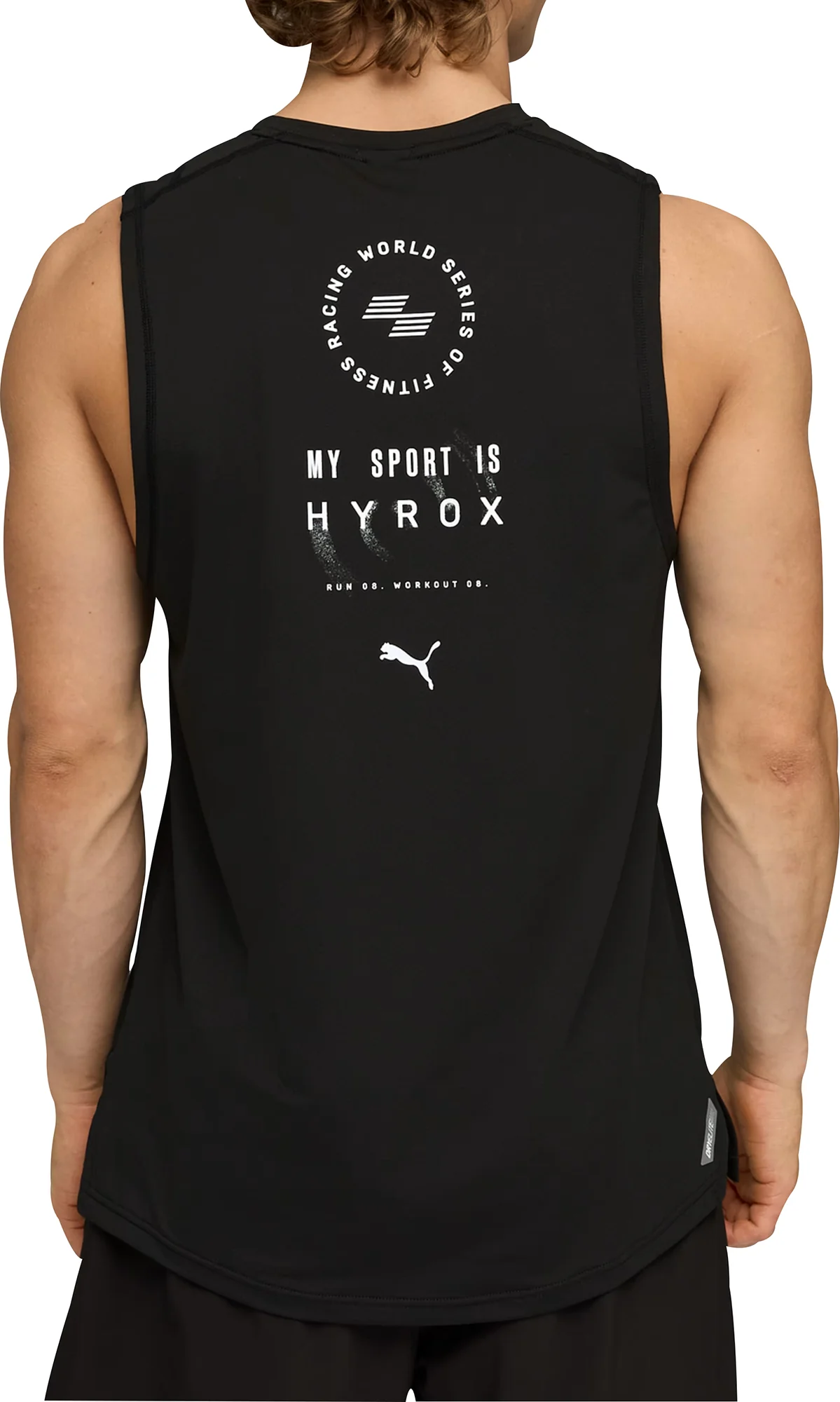 Puma X HYROX Dryelite Mens Training Vest - Black - Image 2
