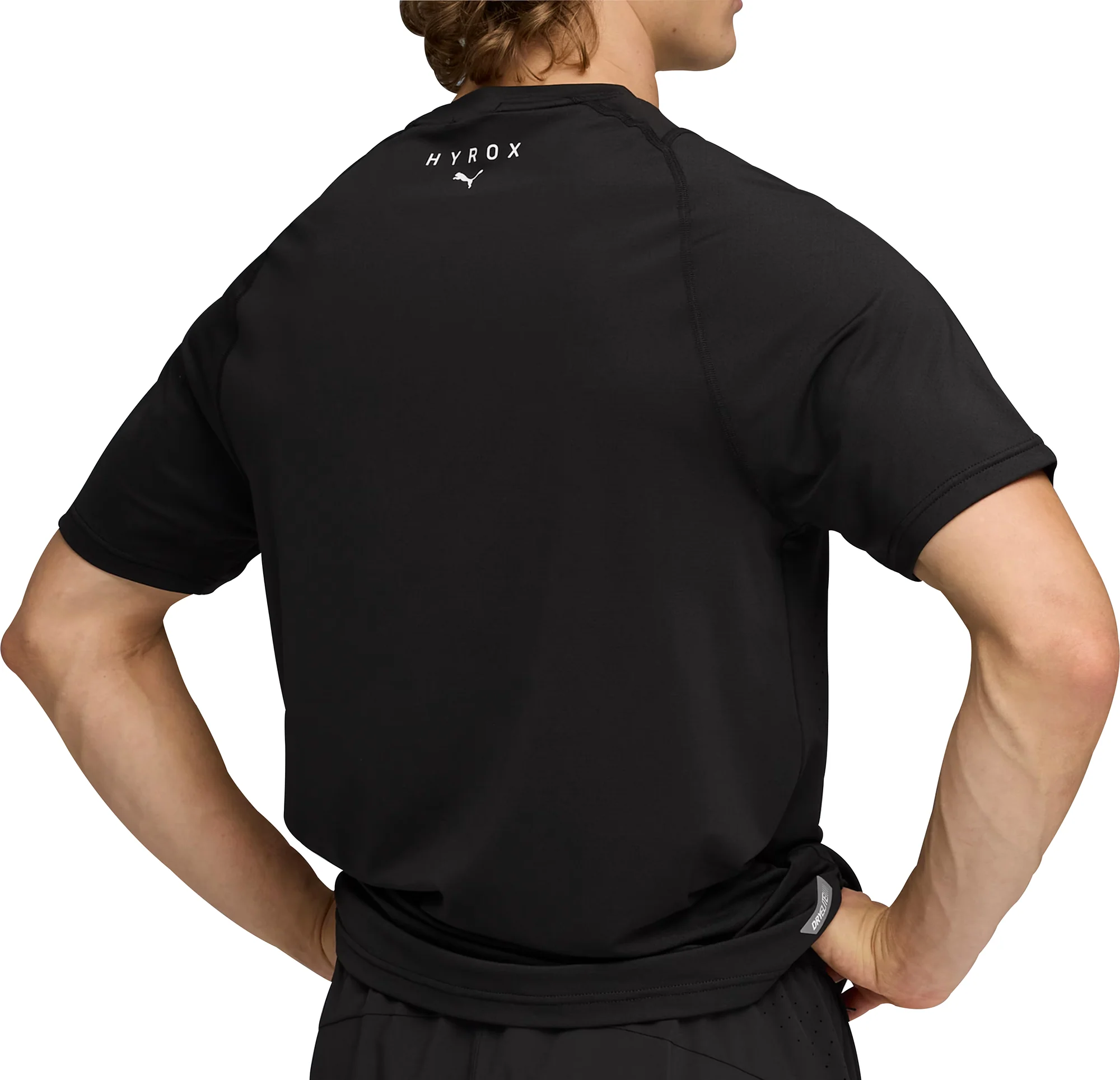 Puma X HYROX Dryelite Short Sleeve Mens Training Top - Black - Image 2