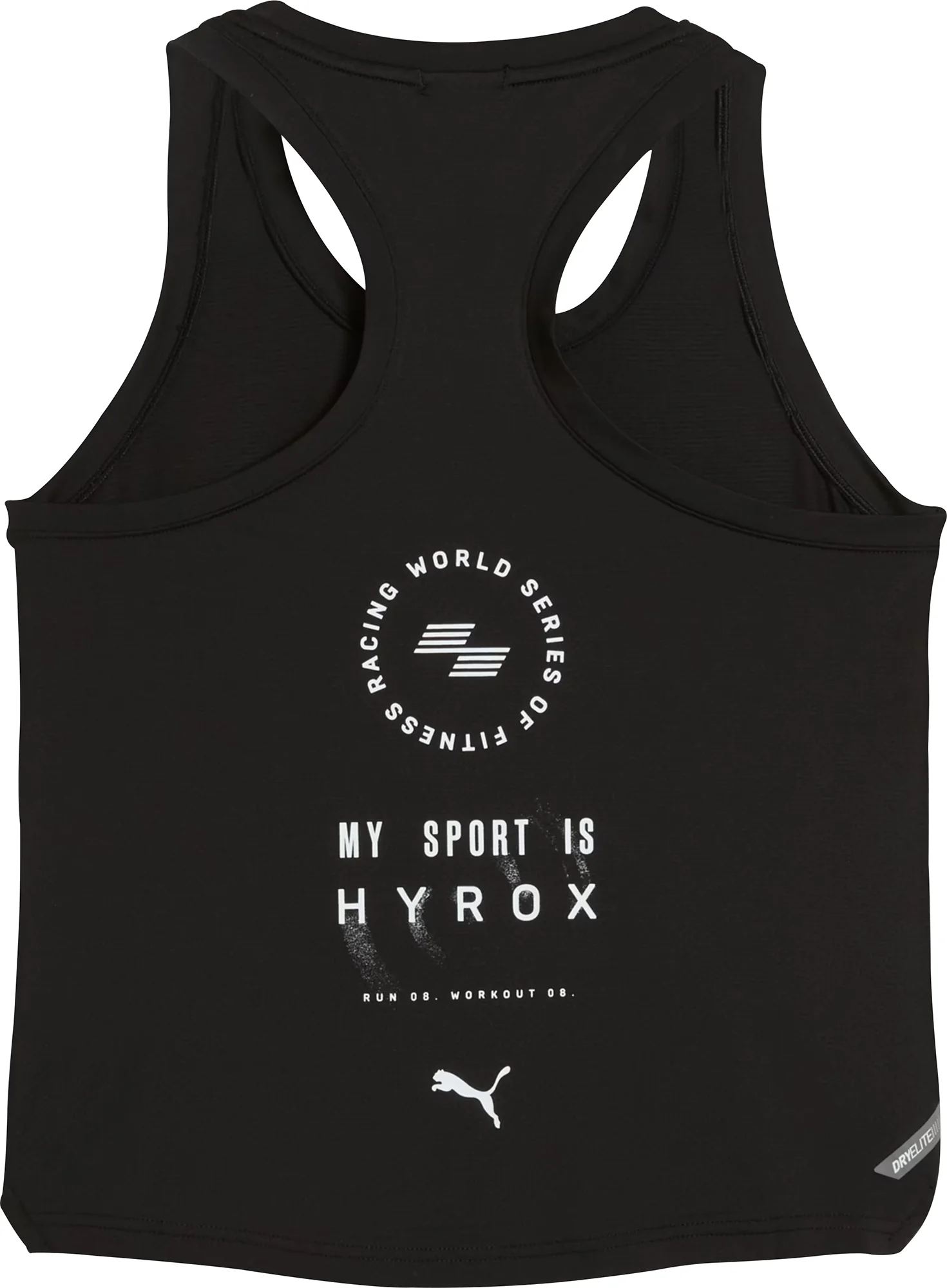 Puma X HYROX Dryelite Womens Training Vest Tank Top - Black - Image 4