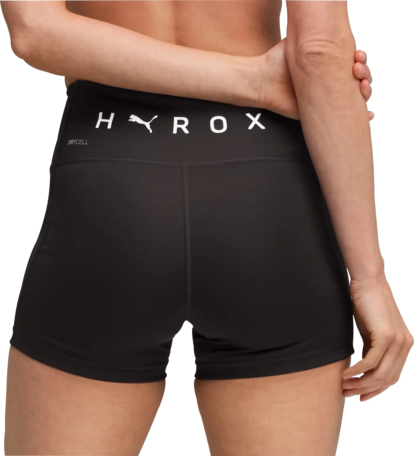 Puma X HYROX Essential Womens Short Training Tights - Black - Image 2