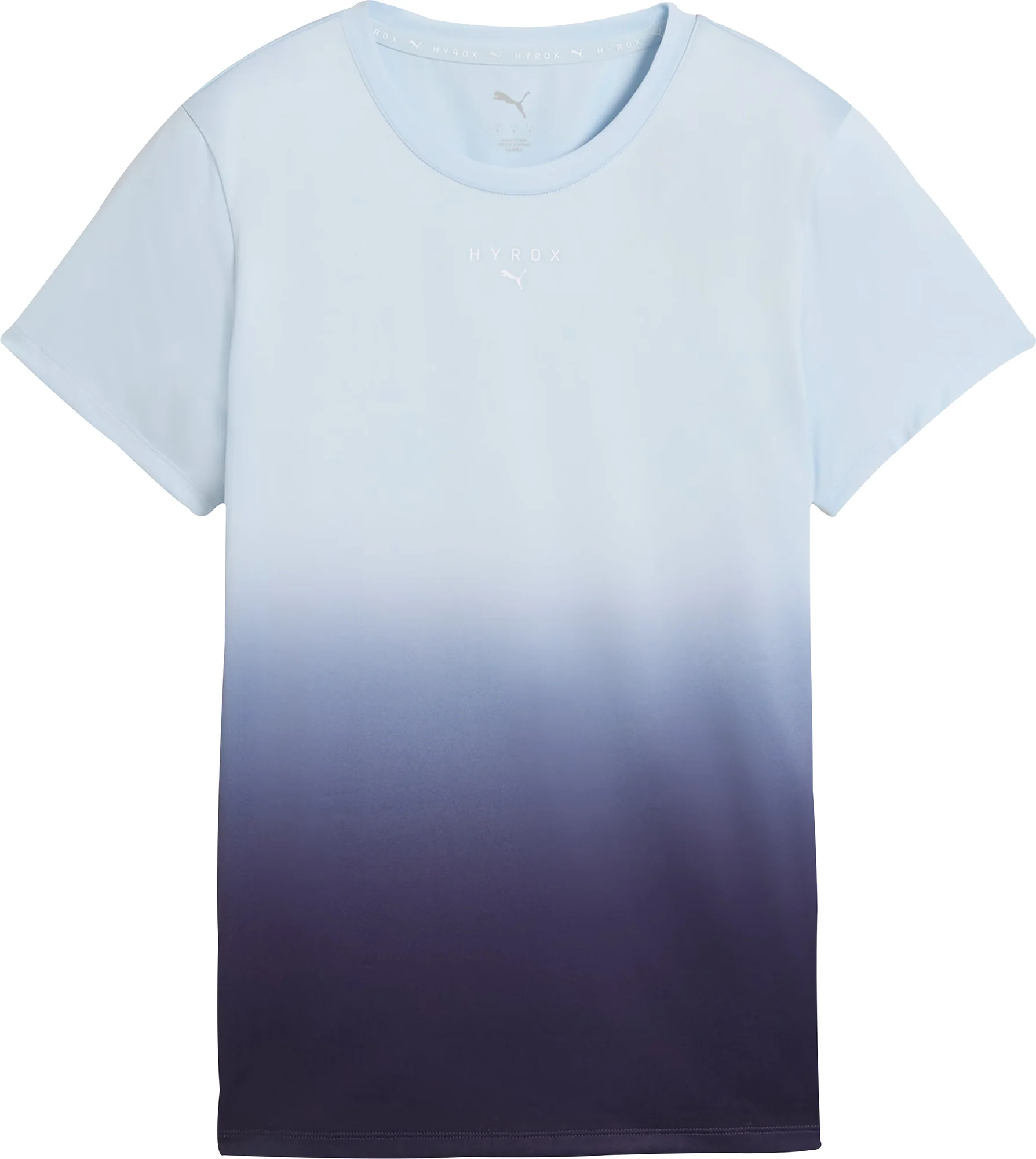Puma X HYROX Graphic Short Sleeve Womens Training Top - Blue - Image 3