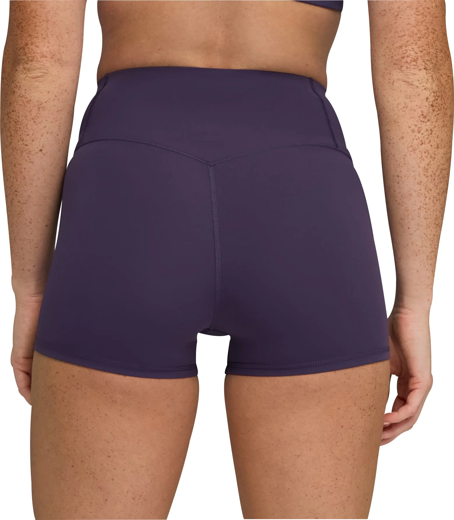 Puma X HYROX Shape Luxe 3 Inch Womens Short Training Tights - Purple - Image 2