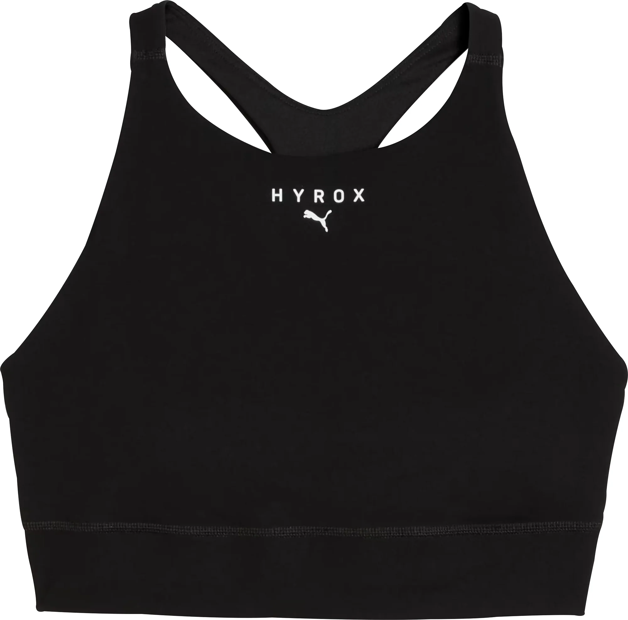 Puma X HYROX Shape Luxe High Neck Womens Sports Bra - Black - Image 5