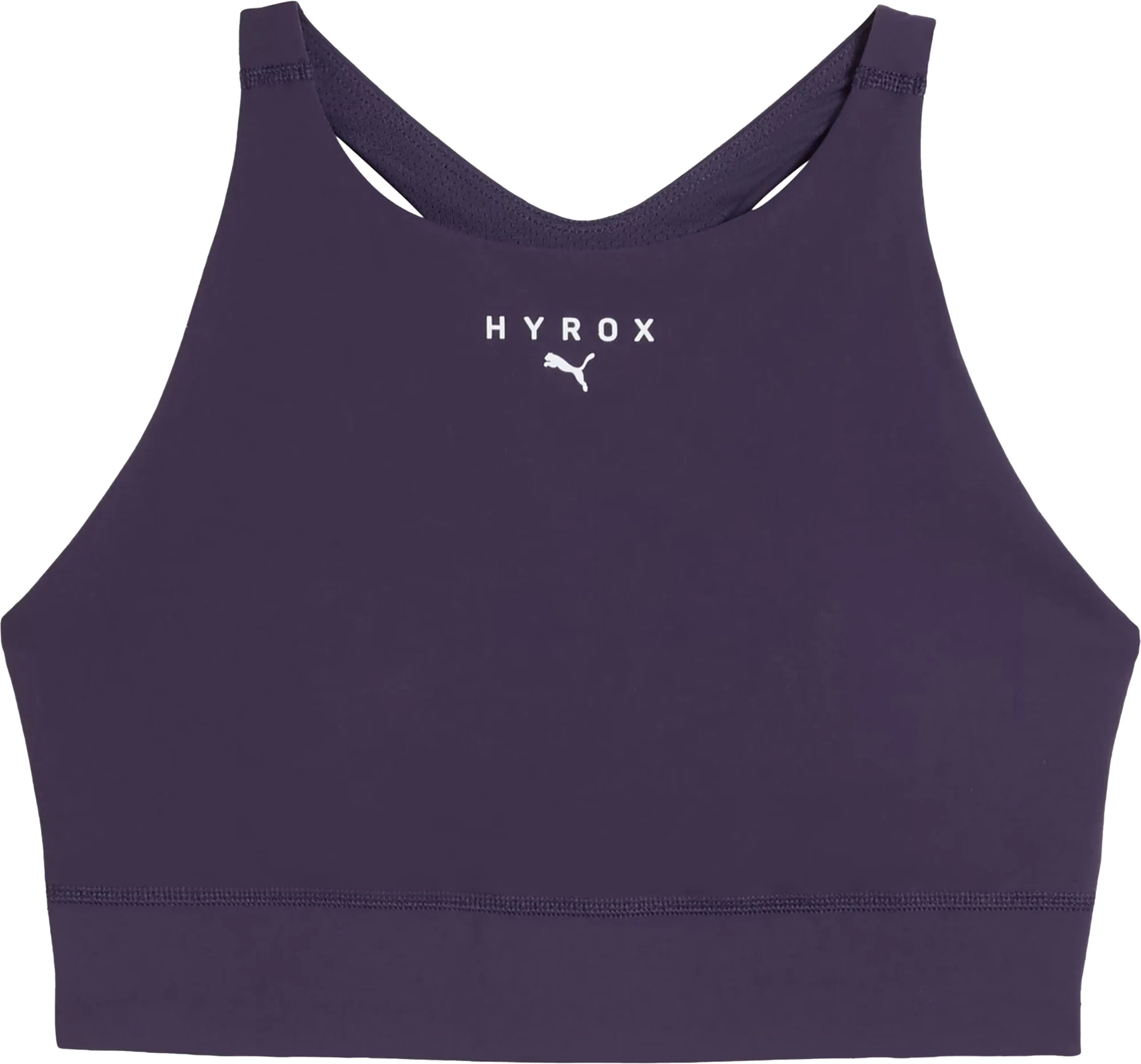 Puma X HYROX Shape Luxe High Neck Womens Sports Bra - Purple - Image 3
