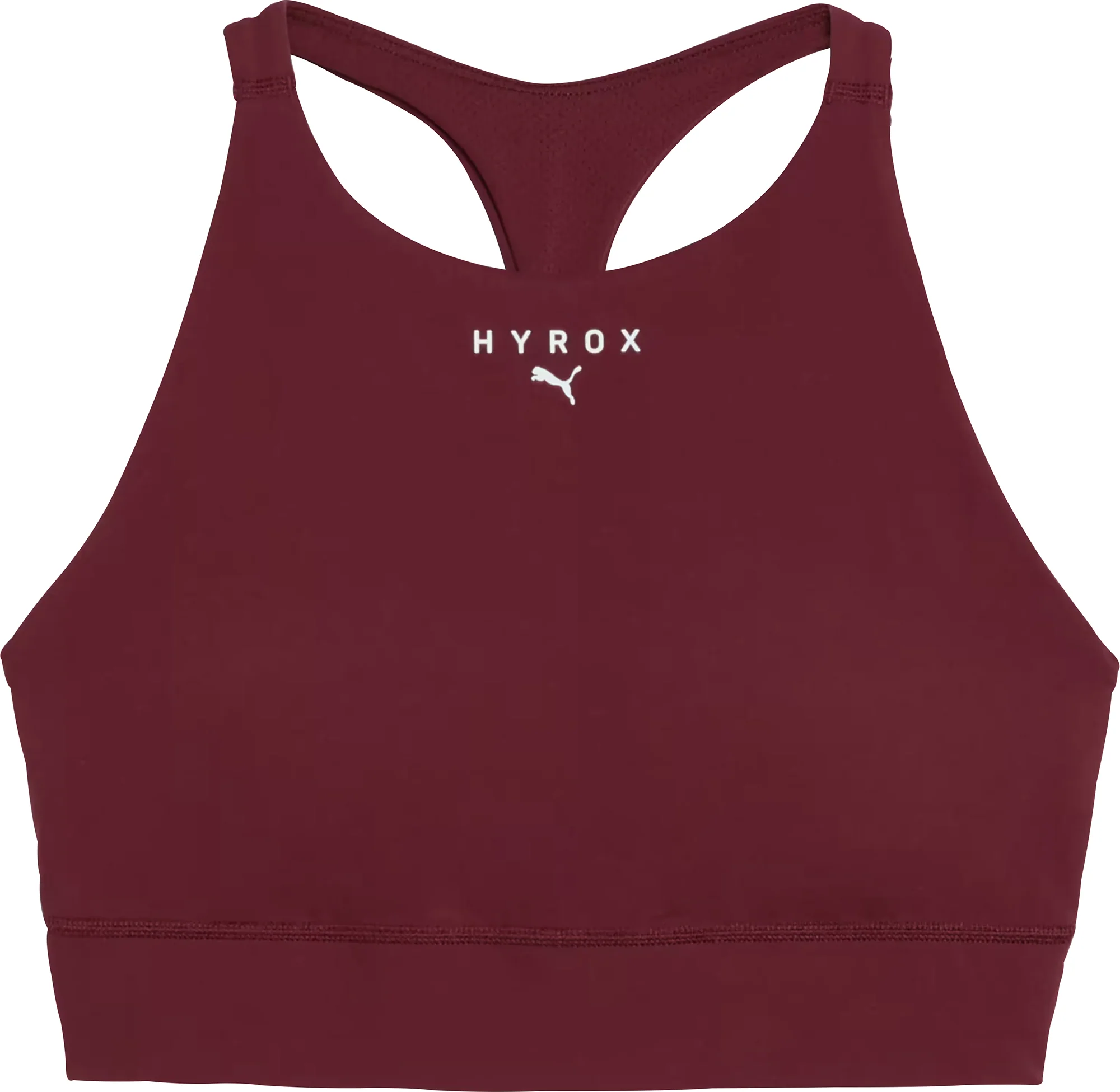 Puma X HYROX Shape Luxe High Neck Womens Sports Bra - Red - Image 4