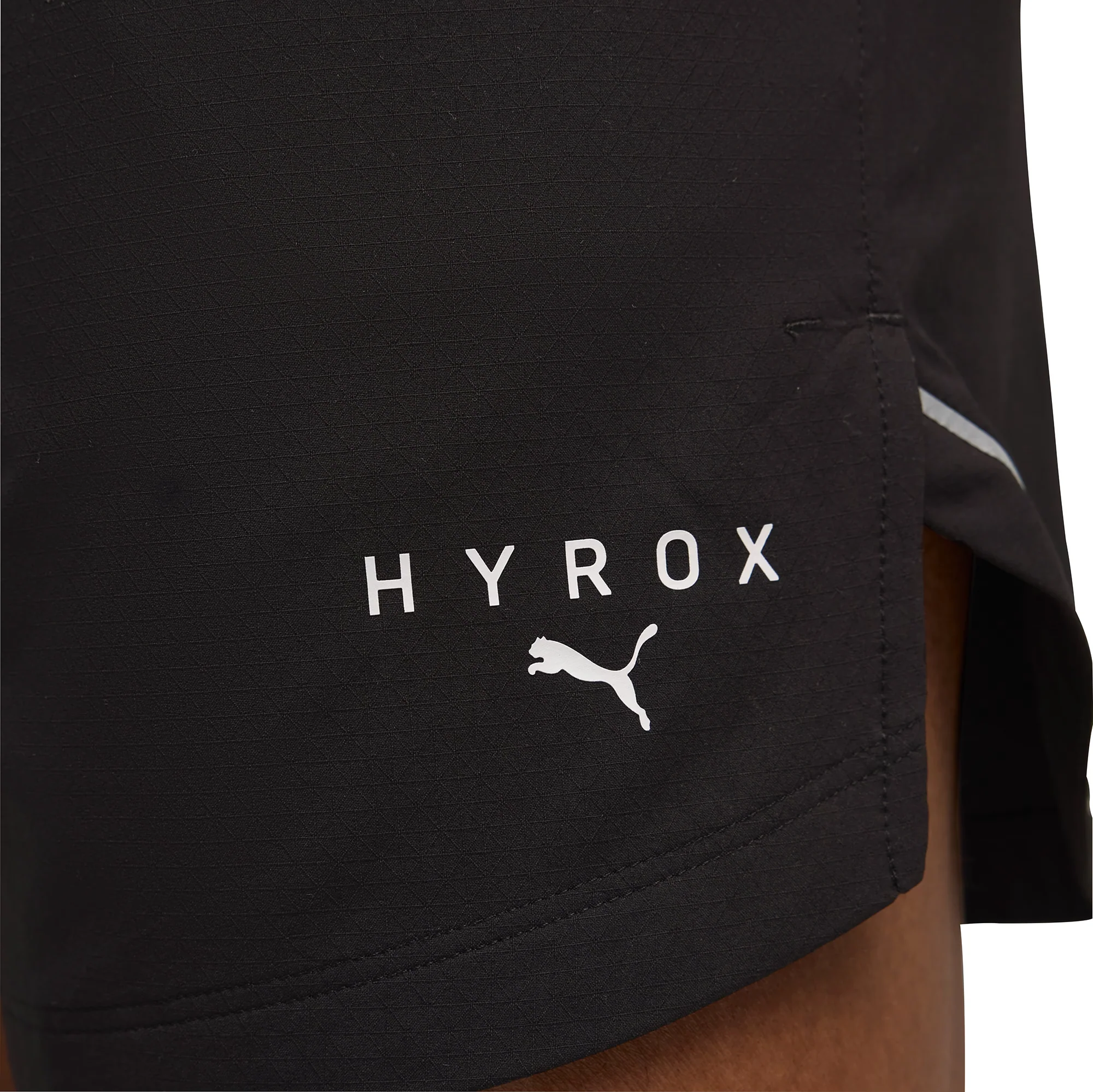 Puma X HYROX Ultraweave 6 Inch Mens Training Shorts - Black - Image 4