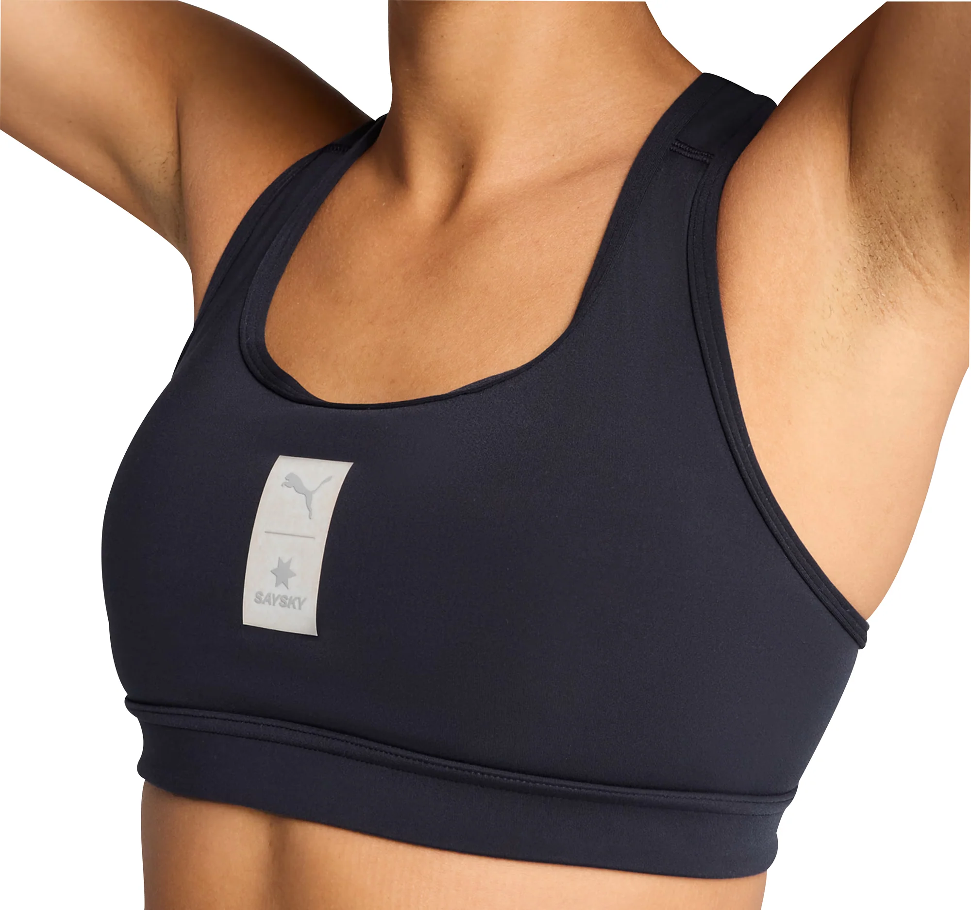 Puma X SAYSKY Womens Running Sports Bra - Blue