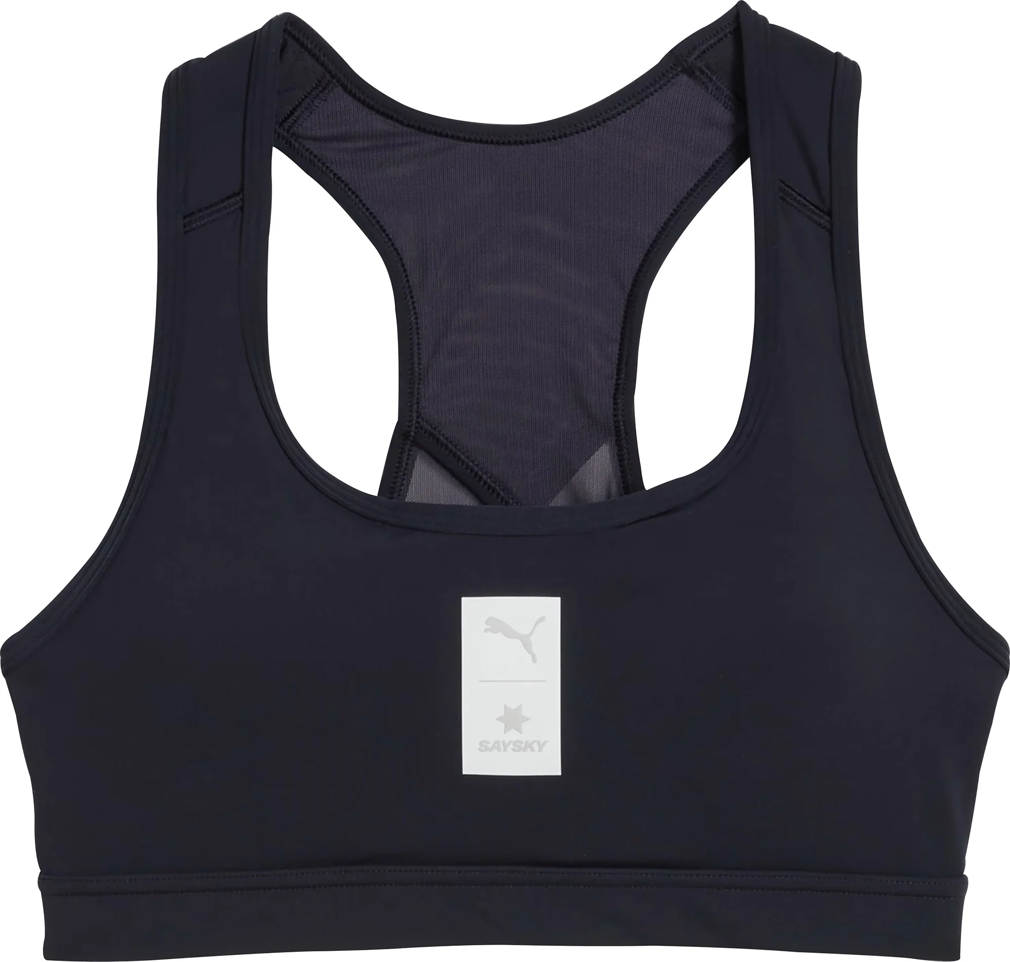 Puma X SAYSKY Womens Running Sports Bra - Blue - Image 4