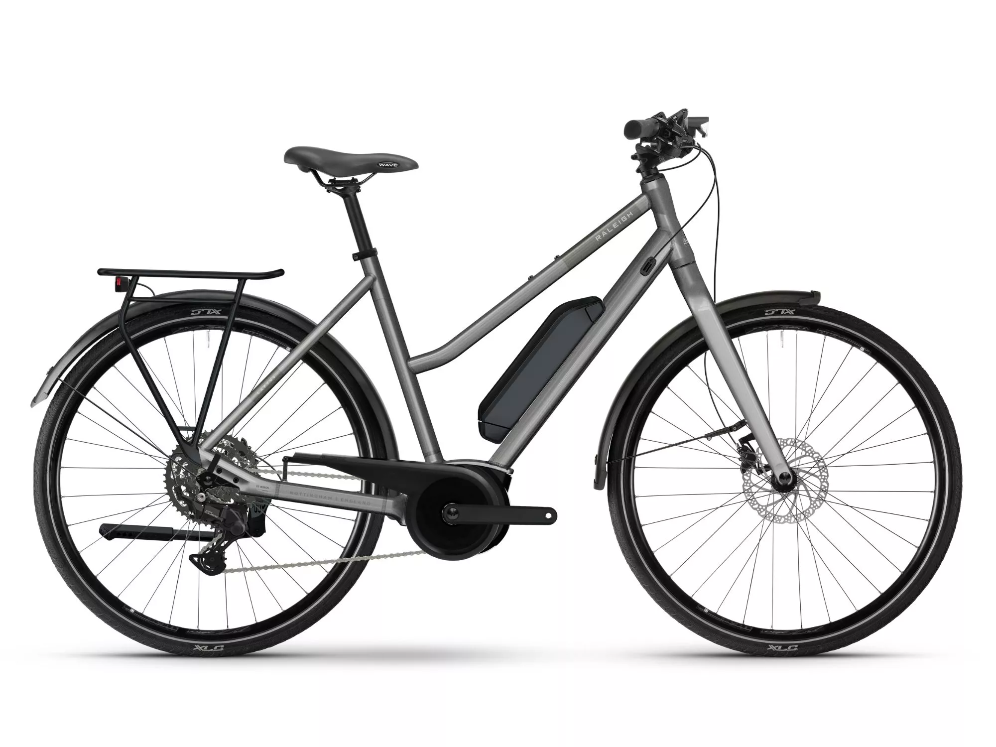 Raleigh Captus Mid-Step Electric Hybrid Bike 2026 - Titanium