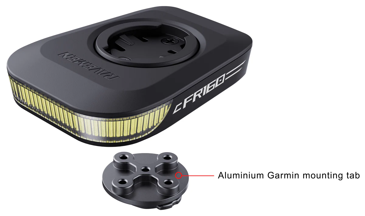 Ravemen FR160 PRO USB Out-Front Bike Light - Black - Image 2