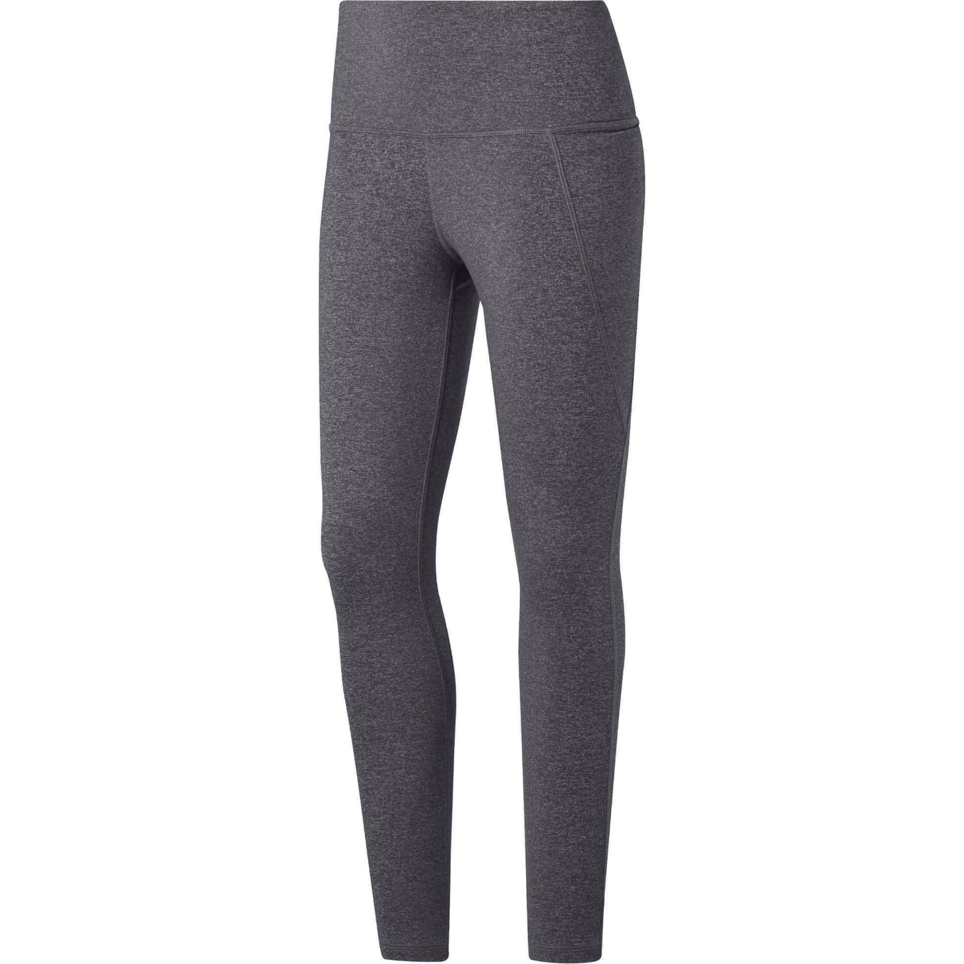 Reebok Lux 2.0 High Rise Womens Long Training Tights - Grey - Image 6