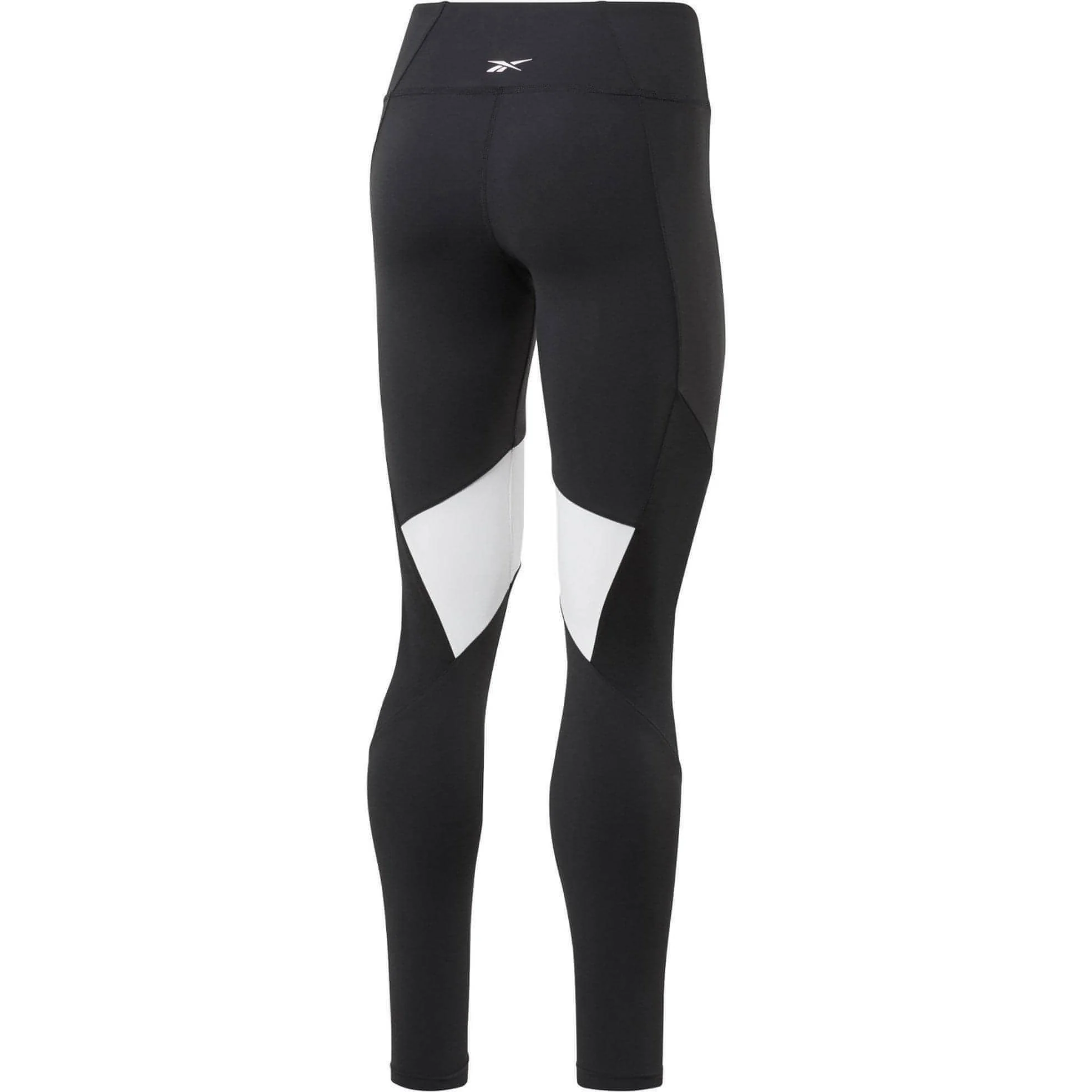 Reebok Lux 2.0 Mid Rise Womens Long Training Tights - Black - Image 7
