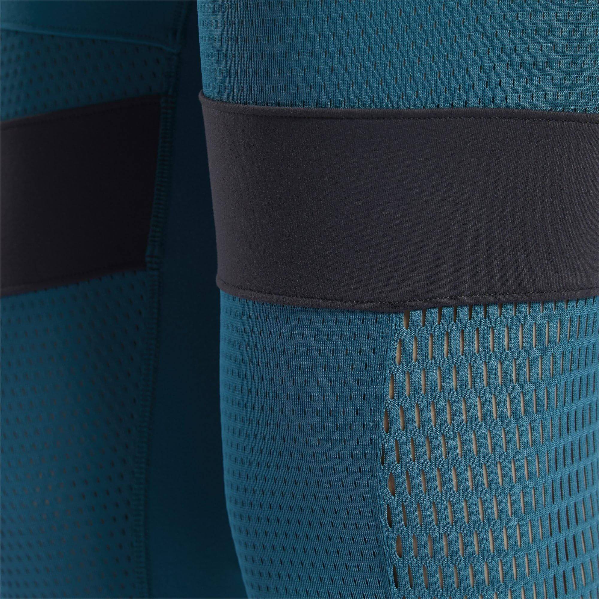 Reebok LUX 2.0 Mid Rise Womens Long Training Tights - Blue - Image 5