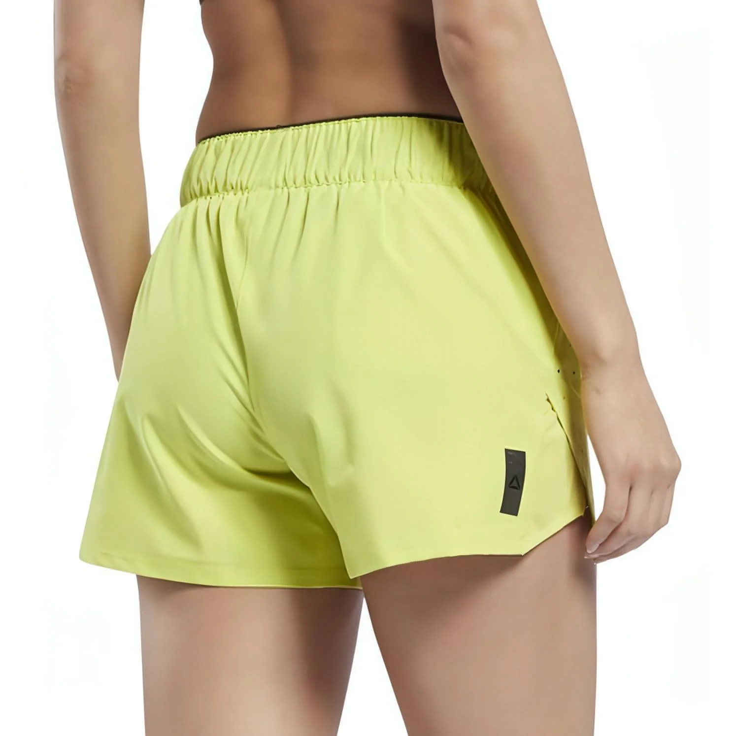 Reebok United By Fitness Epic Womens Training Shorts - Yellow - Image 2