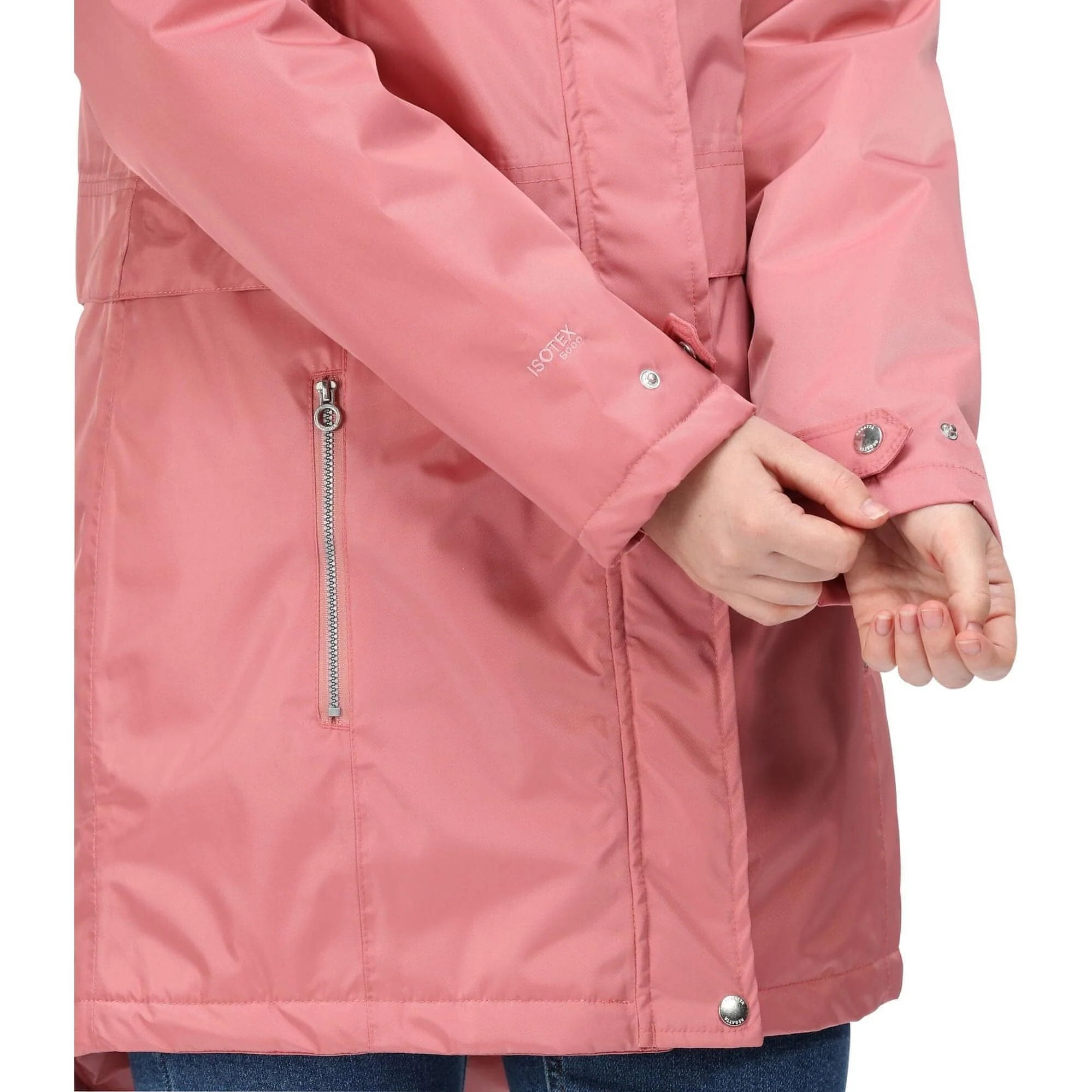 Regatta Lexis Waterproof Insulated Womens Parka Jacket - Pink - Image 4