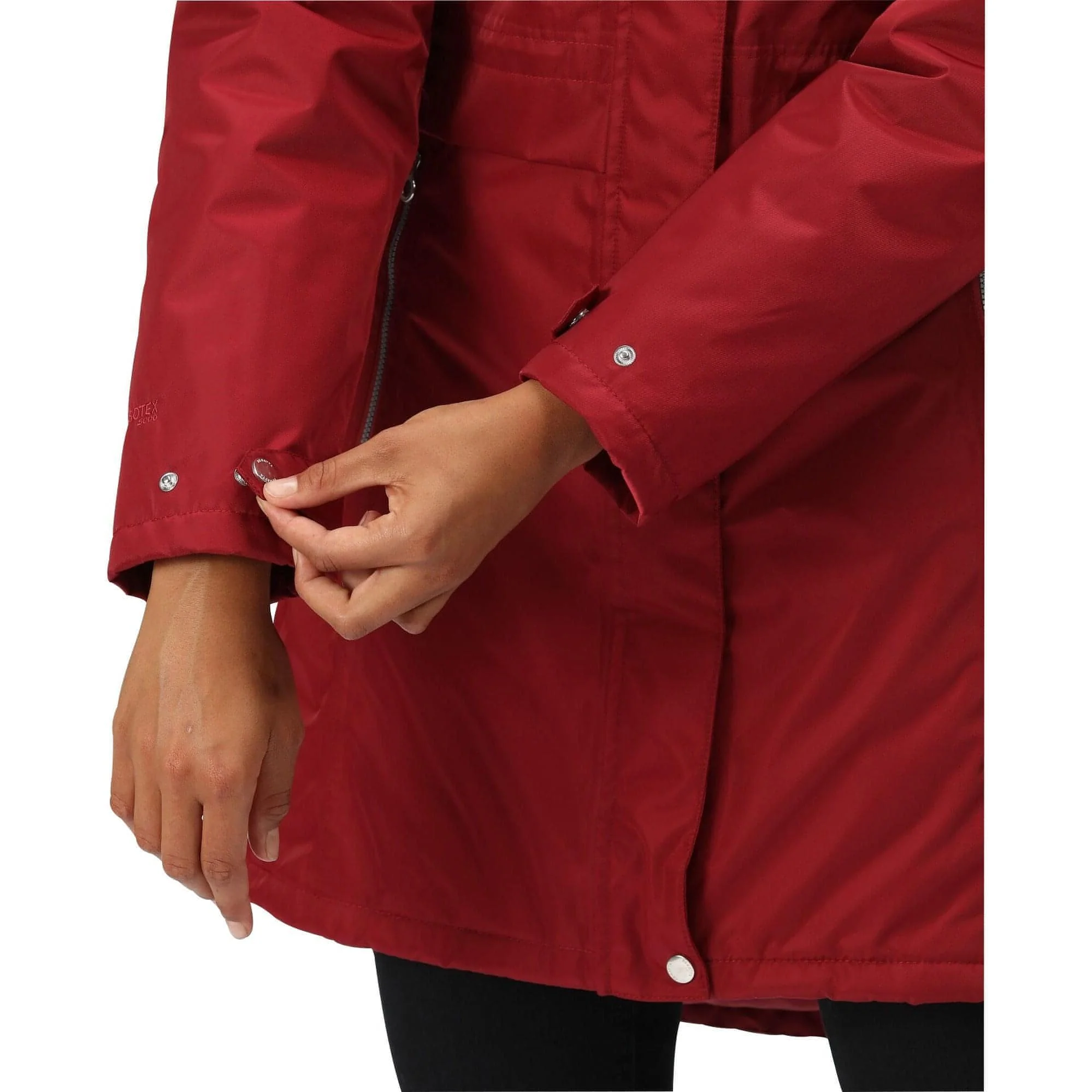 Regatta Lexis Waterproof Insulated Womens Parka Jacket - Red - Image 4