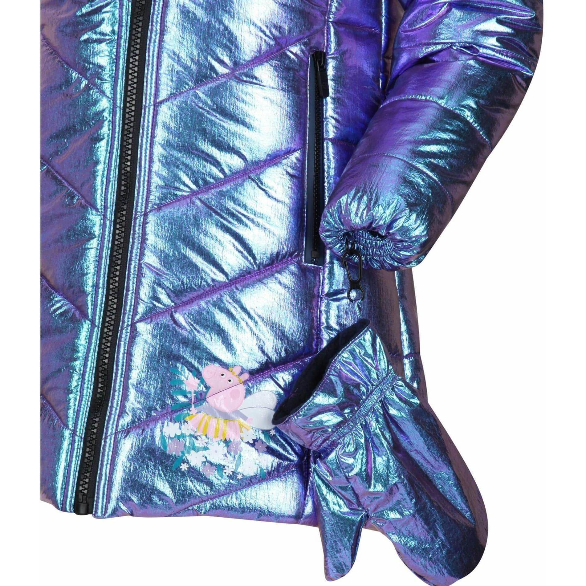 Regatta Peppa Pig Kids Padded Jacket - Purple - Image 3