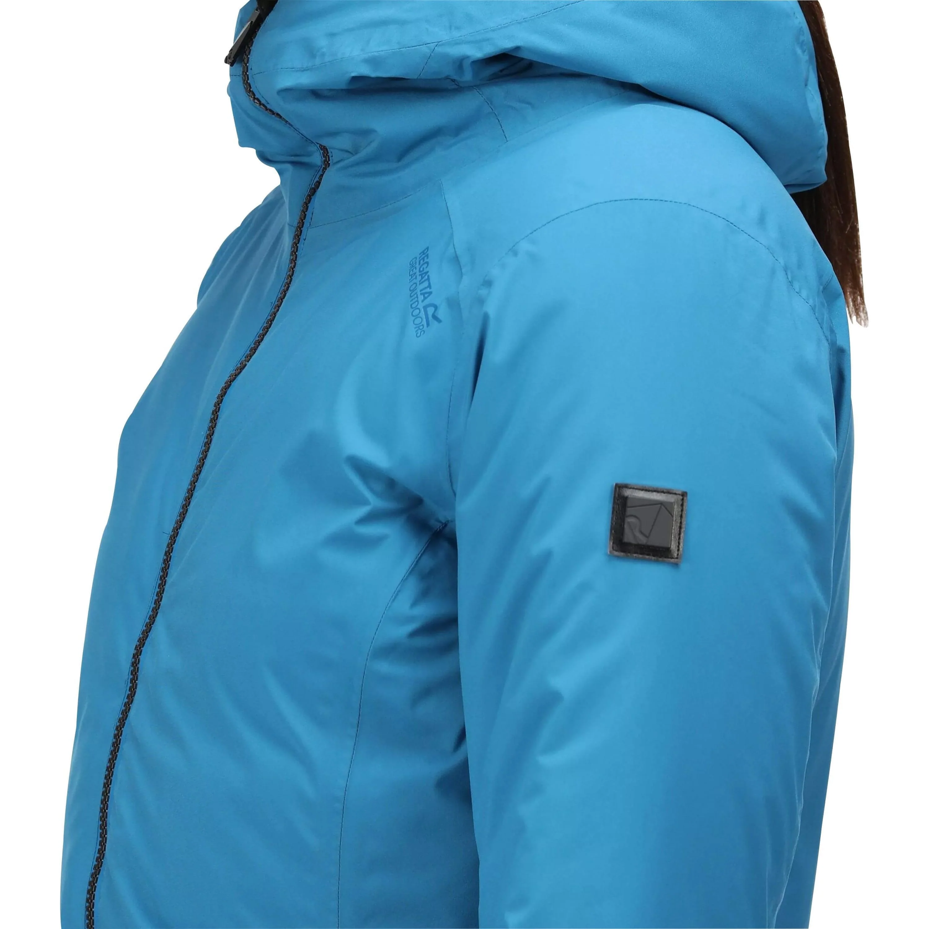 Regatta Sanda Womens Waterproof Jacket - Blue - Image 7