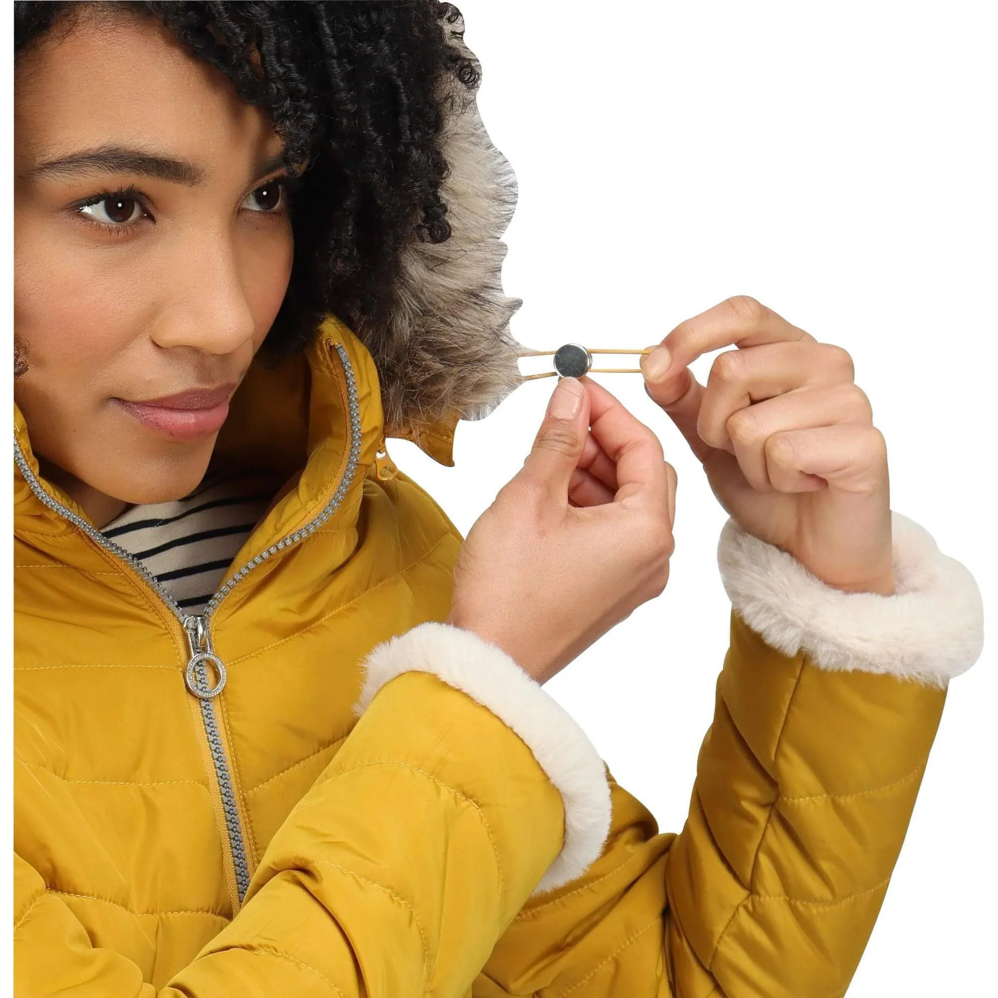 Regatta Winslow Womens Insulated Jacket - Yellow - Image 3