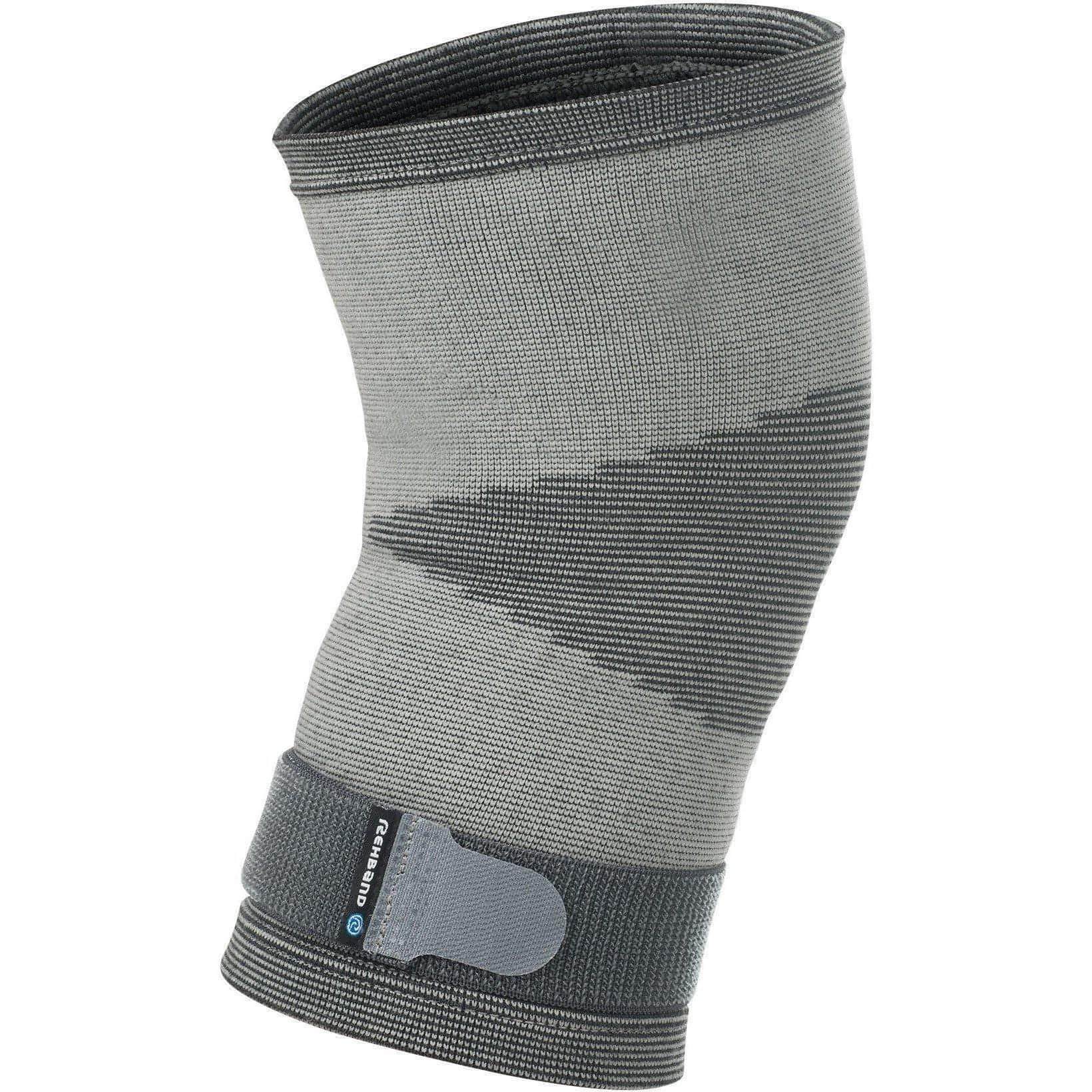 Rehband QD Knitted Sleeve Knee Support - Grey - Image 3
