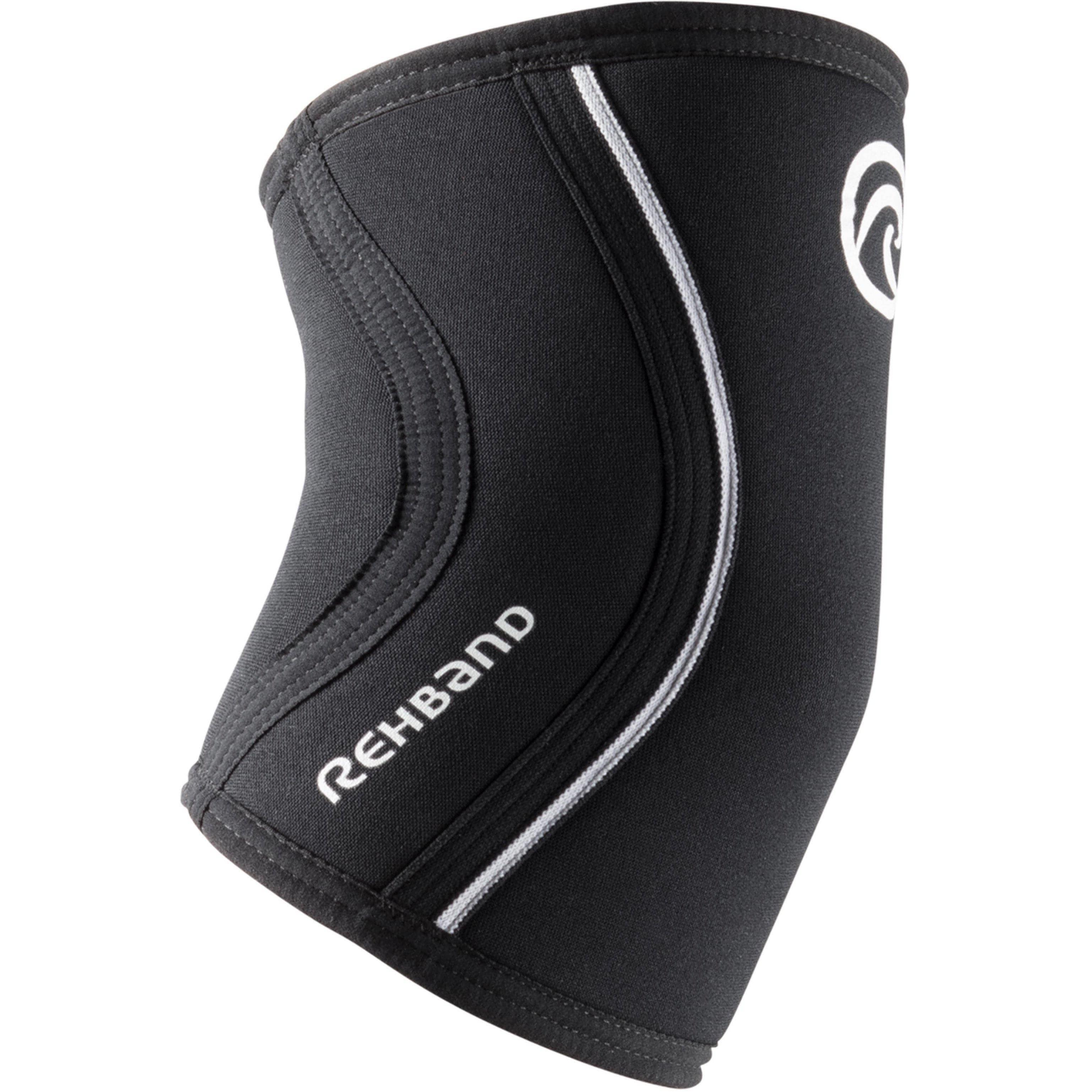 Rehband RX 5mm Elbow Sleeve Support - Black - Image 2