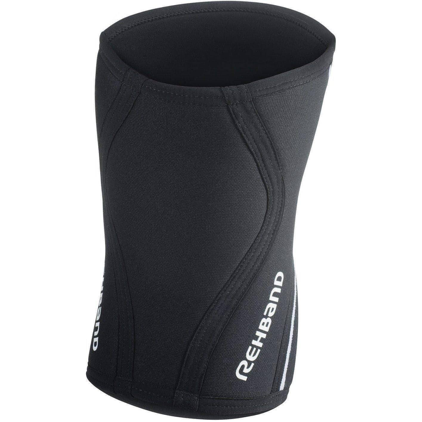 Rehband RX 7mm Knee Sleeve Support - Black - Image 3