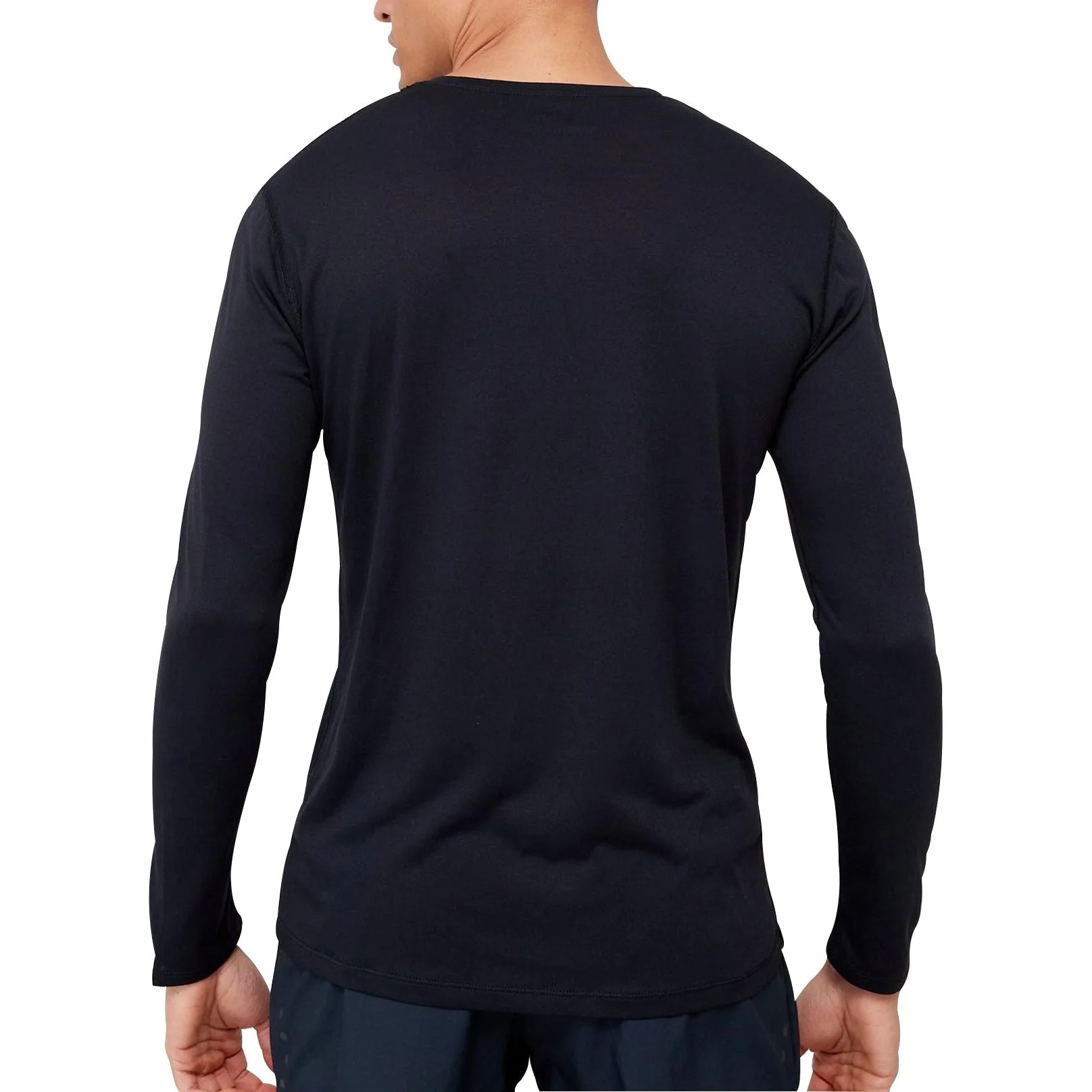 Ronhill Core Long Sleeve Mens Running Top - Black - Image 2