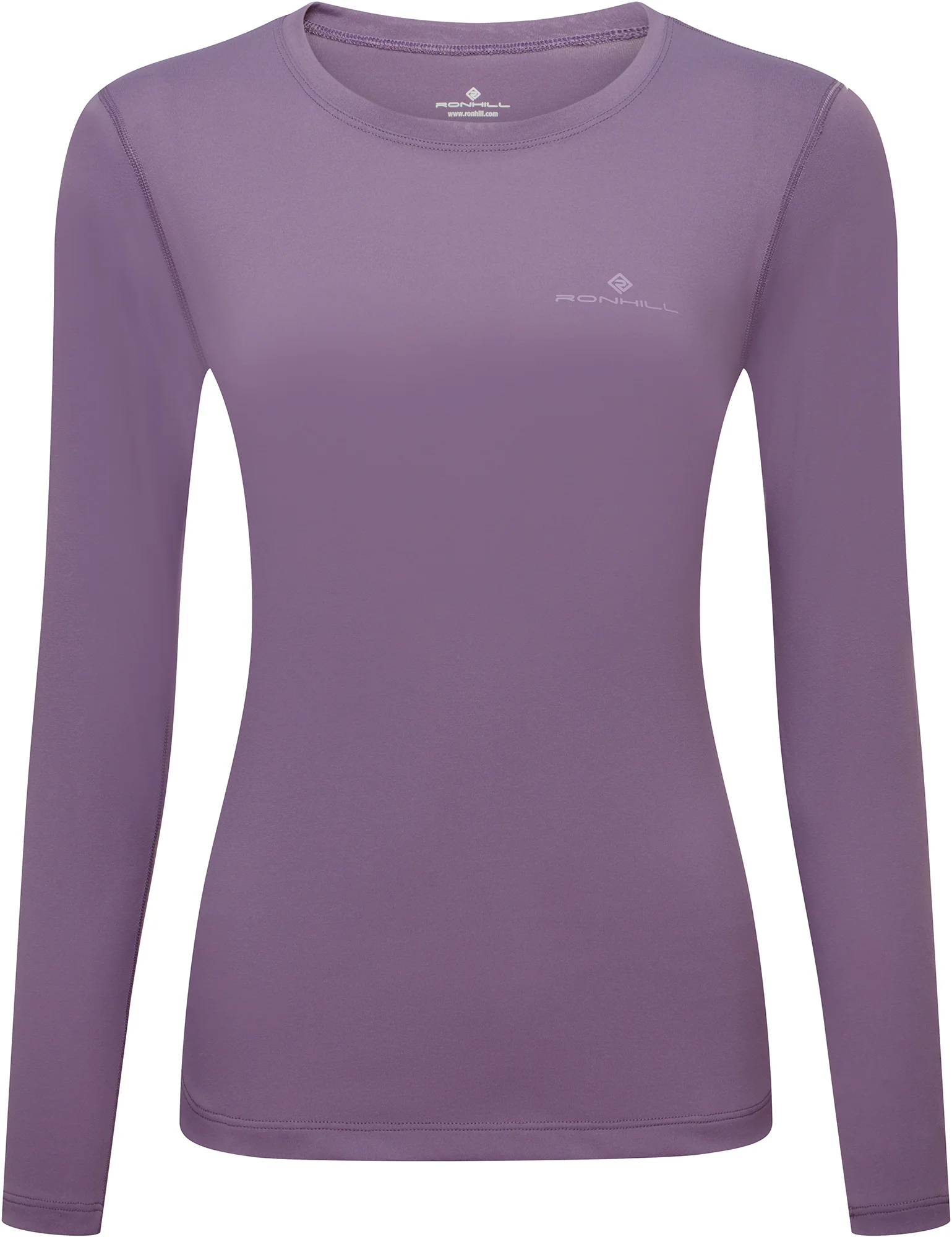 Ronhill Core Long Sleeve Womens Running Top - Purple - Image 3