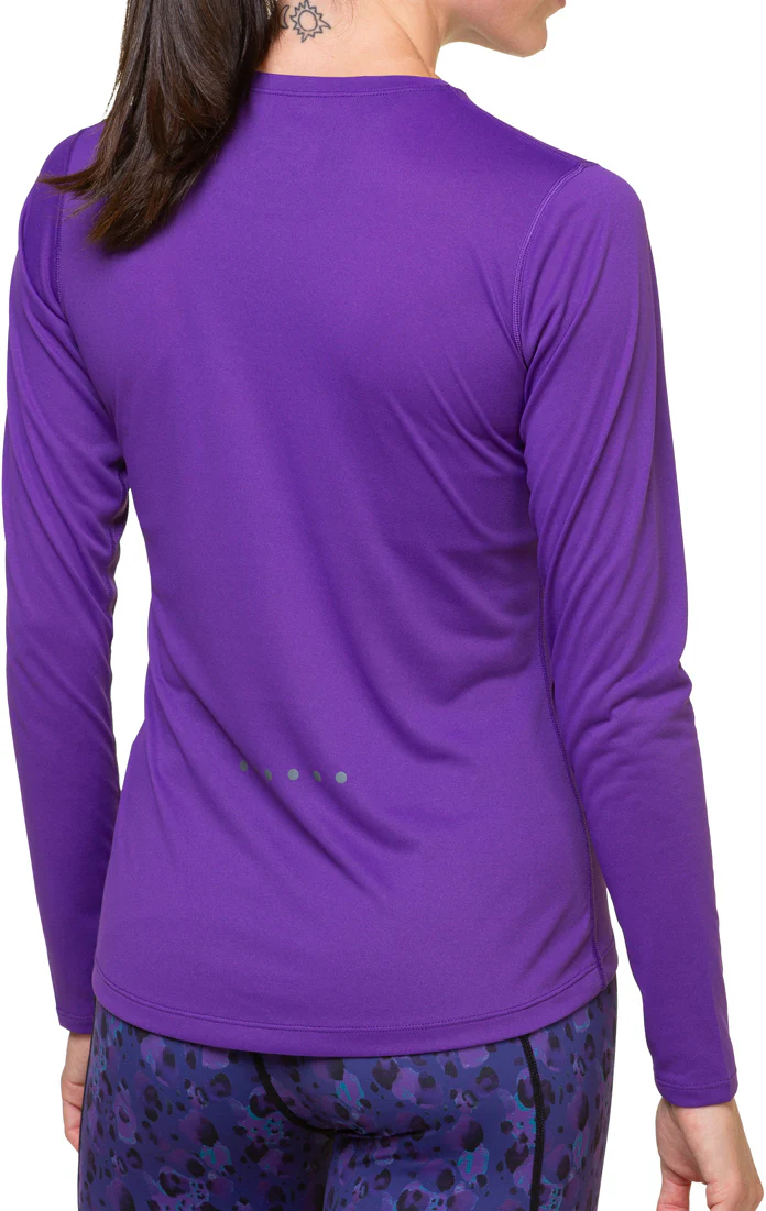 Ronhill Core Long Sleeve Womens Running Top - Purple - Image 2