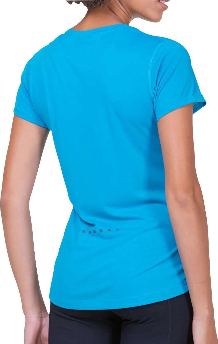 Ronhill Core Short Sleeve Womens Running Top - Blue - Image 2