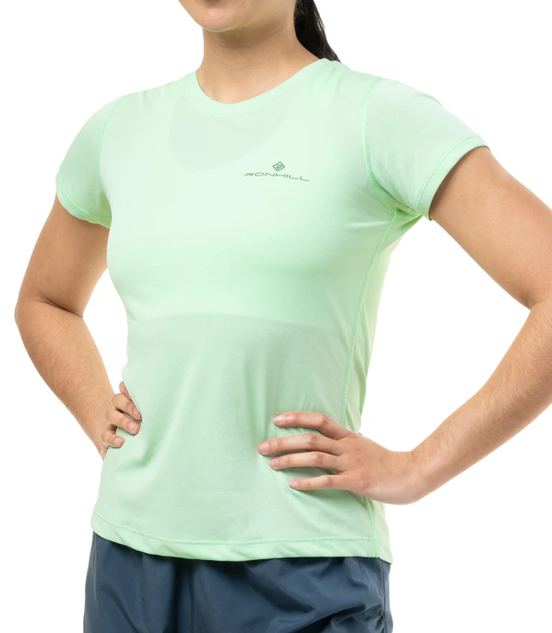 Ronhill Core Short Sleeve Womens Running Top - Green