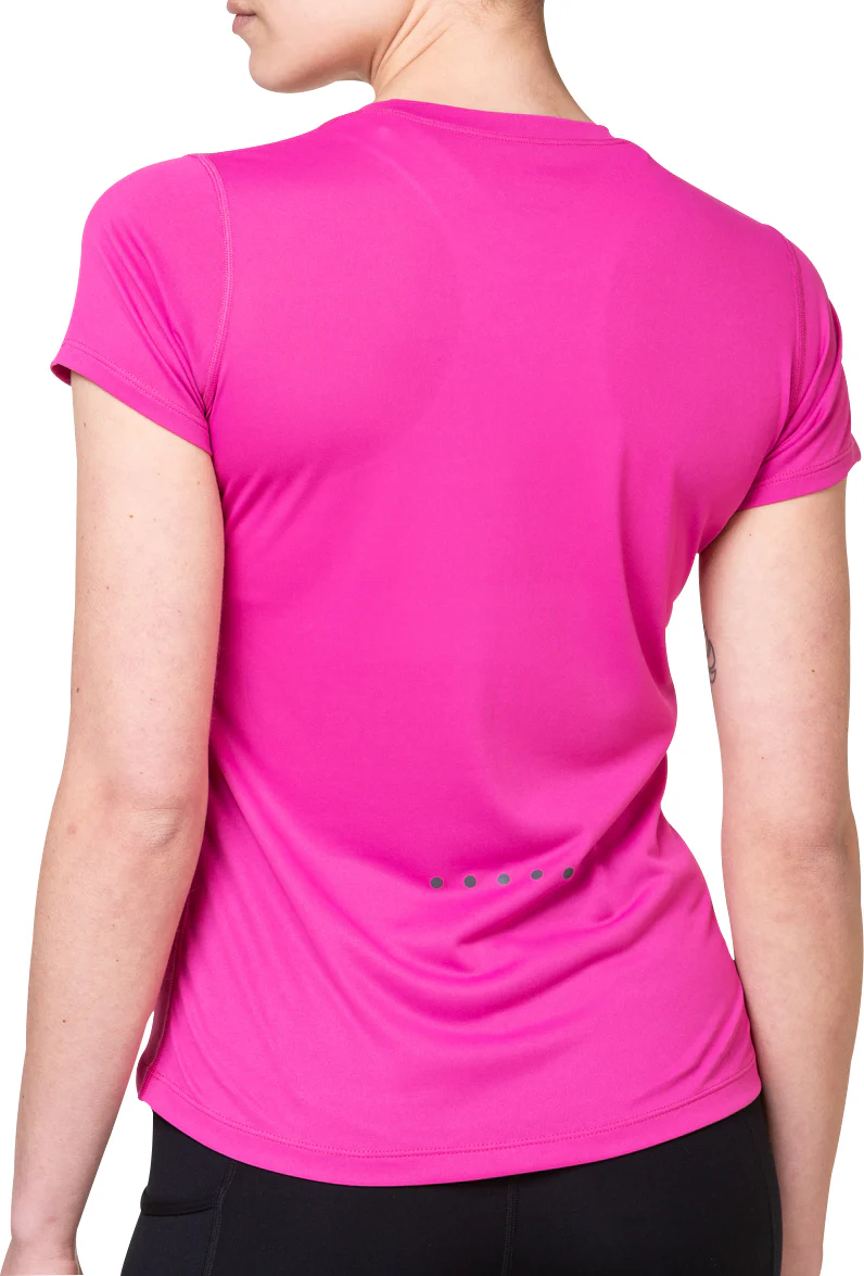 Ronhill Core Short Sleeve Womens Running Top - Pink - Image 2