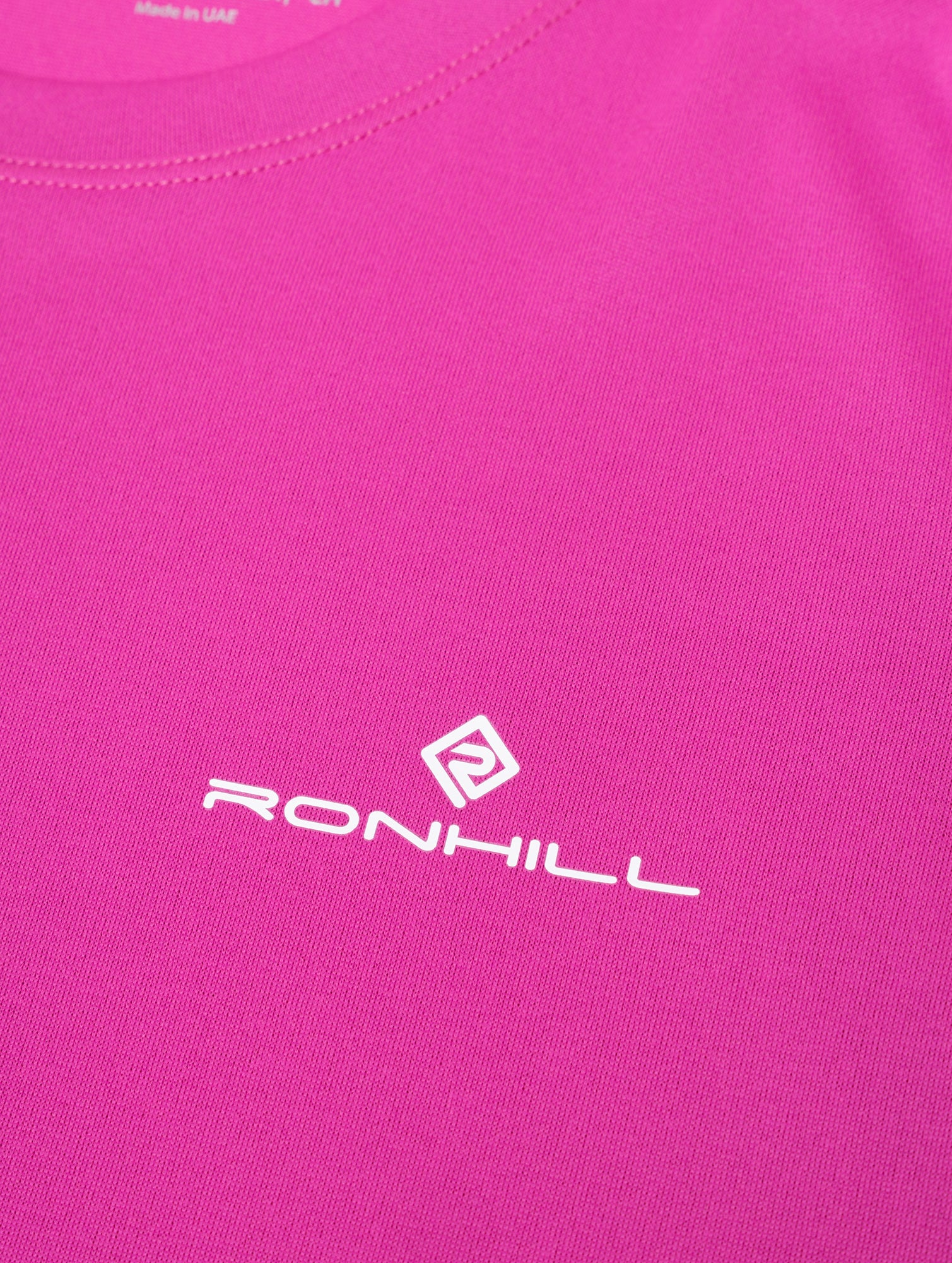 Ronhill Core Short Sleeve Womens Running Top - Pink - Image 4