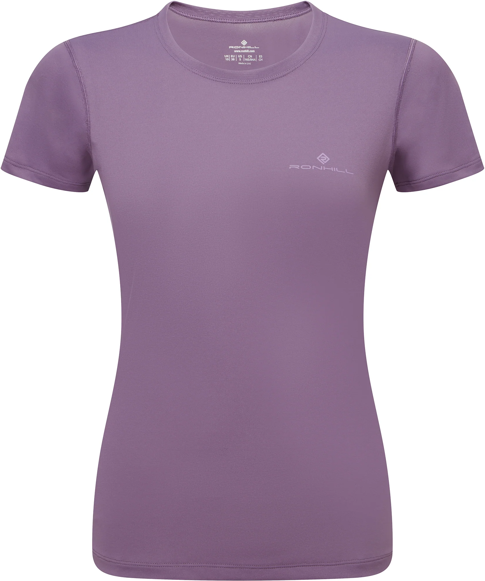 Ronhill Core Short Sleeve Womens Running Top - Purple - Image 3
