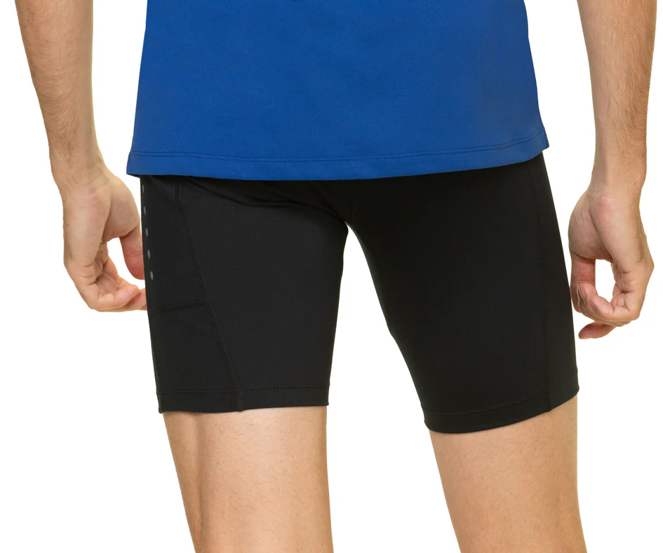 Ronhill Core Stretch Mens Short Running Tights - Black - Image 2