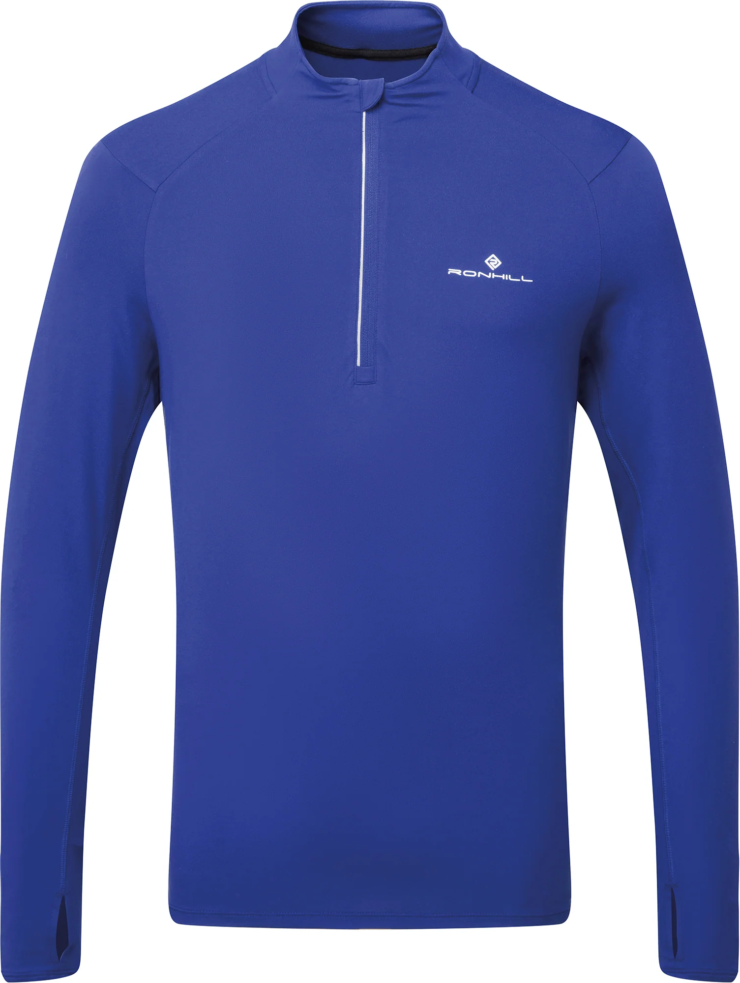 Ronhill Core Thermal Half Zip Long Sleeve Mens Running Top - Blue - Image 3