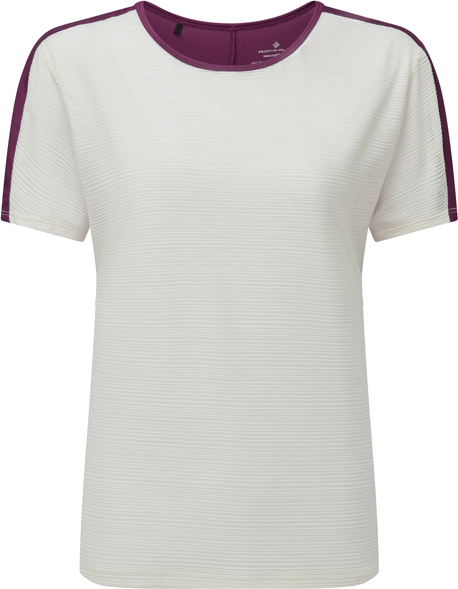 Ronhill Life Wellness Short Sleeve Womens Training Top - White - Image 3