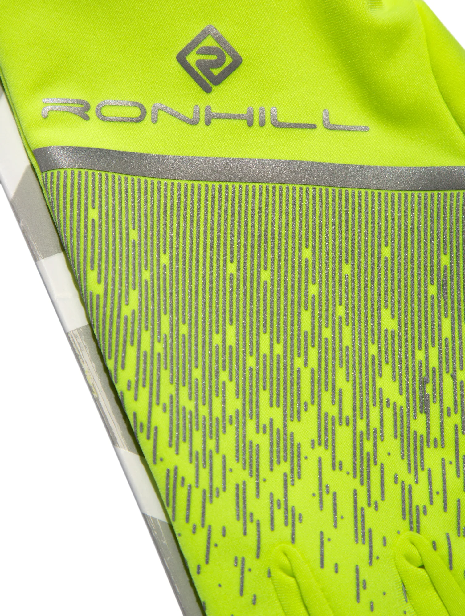 Ronhill Reflect Running Gloves - Yellow - Image 4