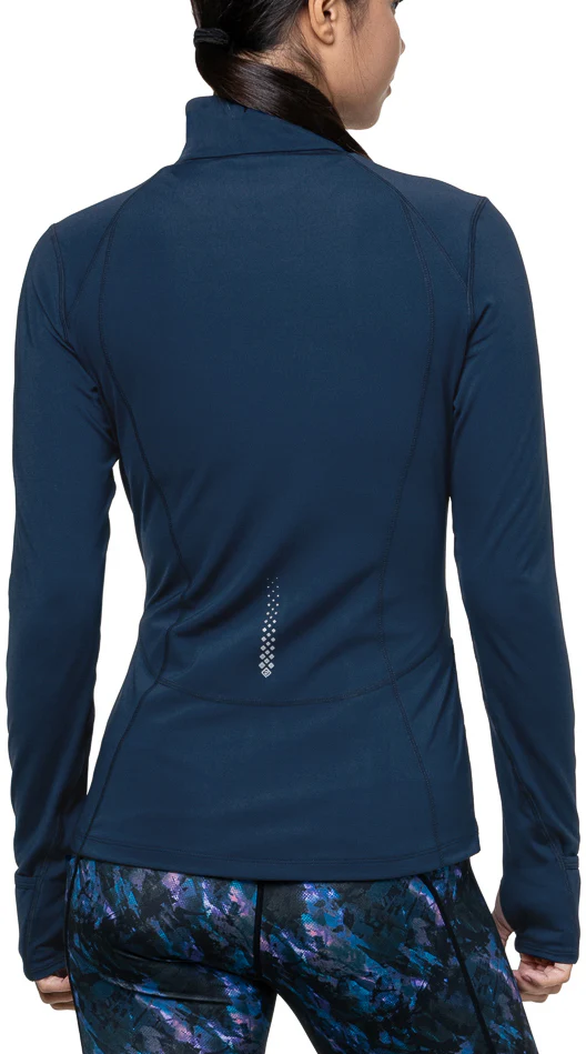 Ronhill Tech Contour Womens Running Jacket - Blue - Image 2