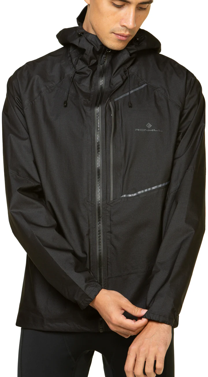 Ronhill Tech Fortify Mens Running Jacket - Black